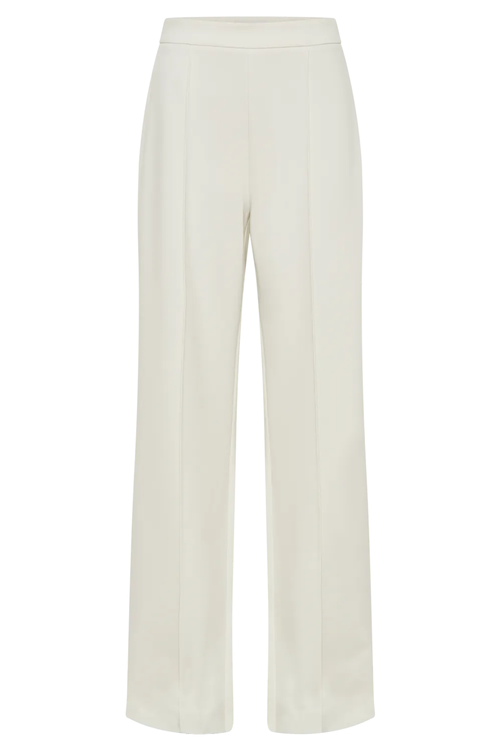 Slight Stretch Pleated Wide Leg Pants