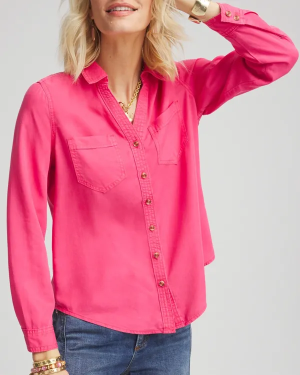 Double Pocket Button Up Shirt