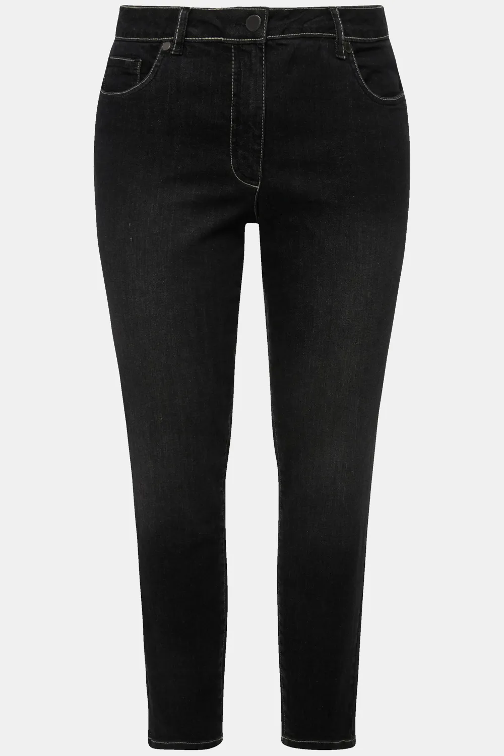 Solid Color Stretch Jeans