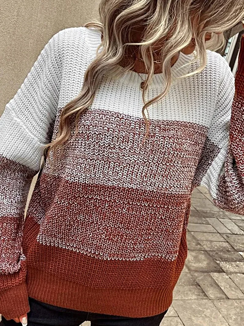 Women's Casual Knitted Sweater Top Coat