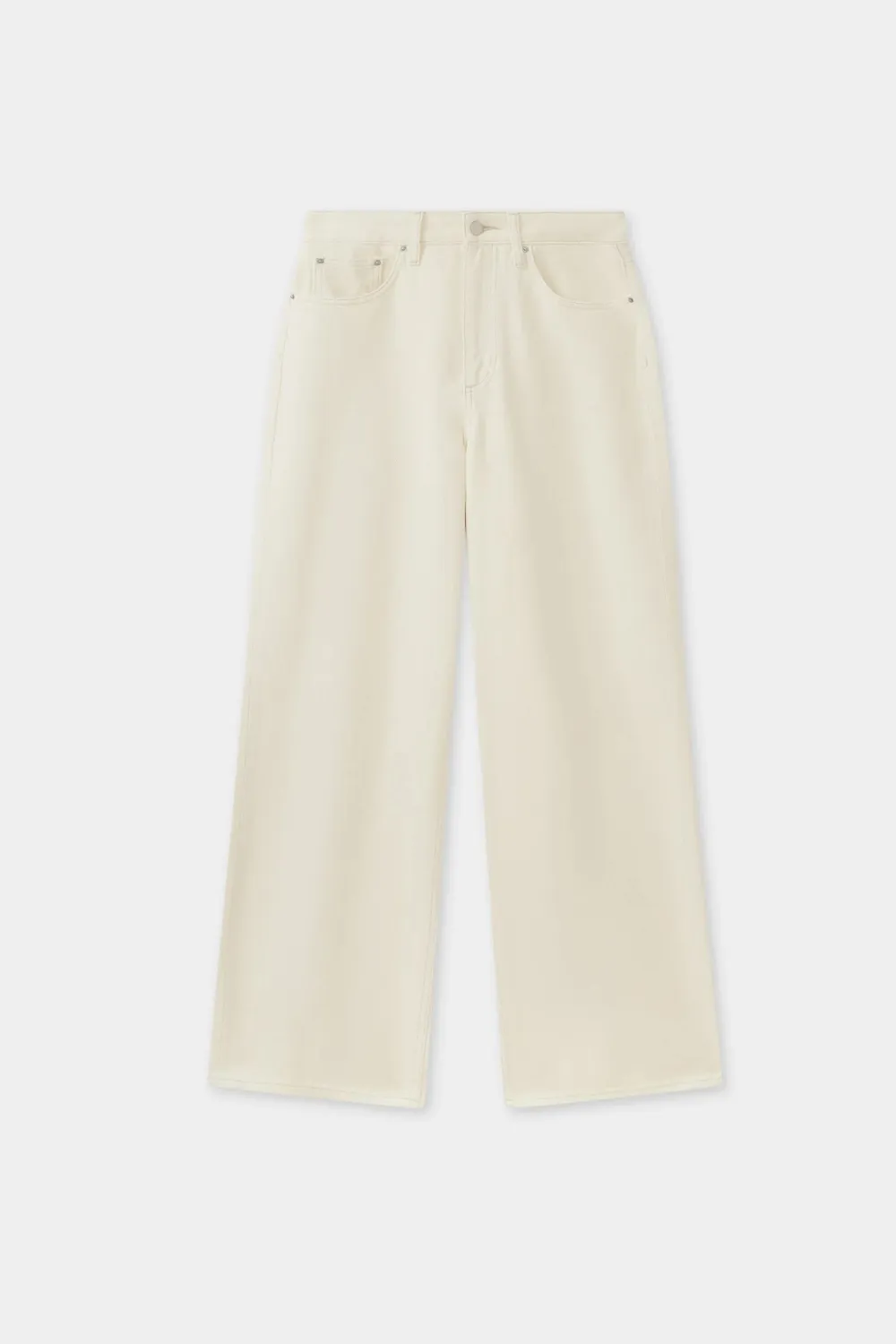 Metal Zipper Jeans