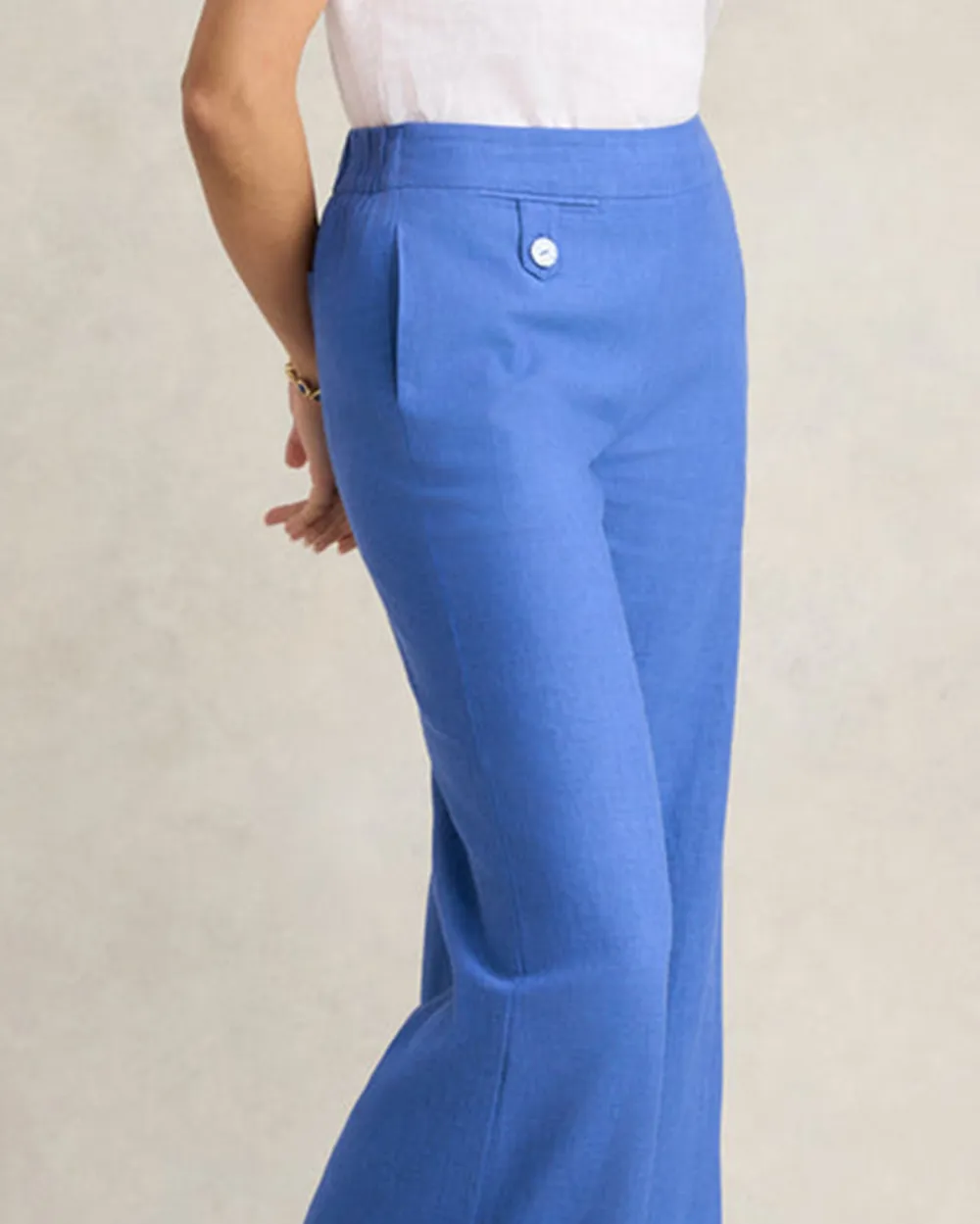 Pocket Detail Wide Leg Pant