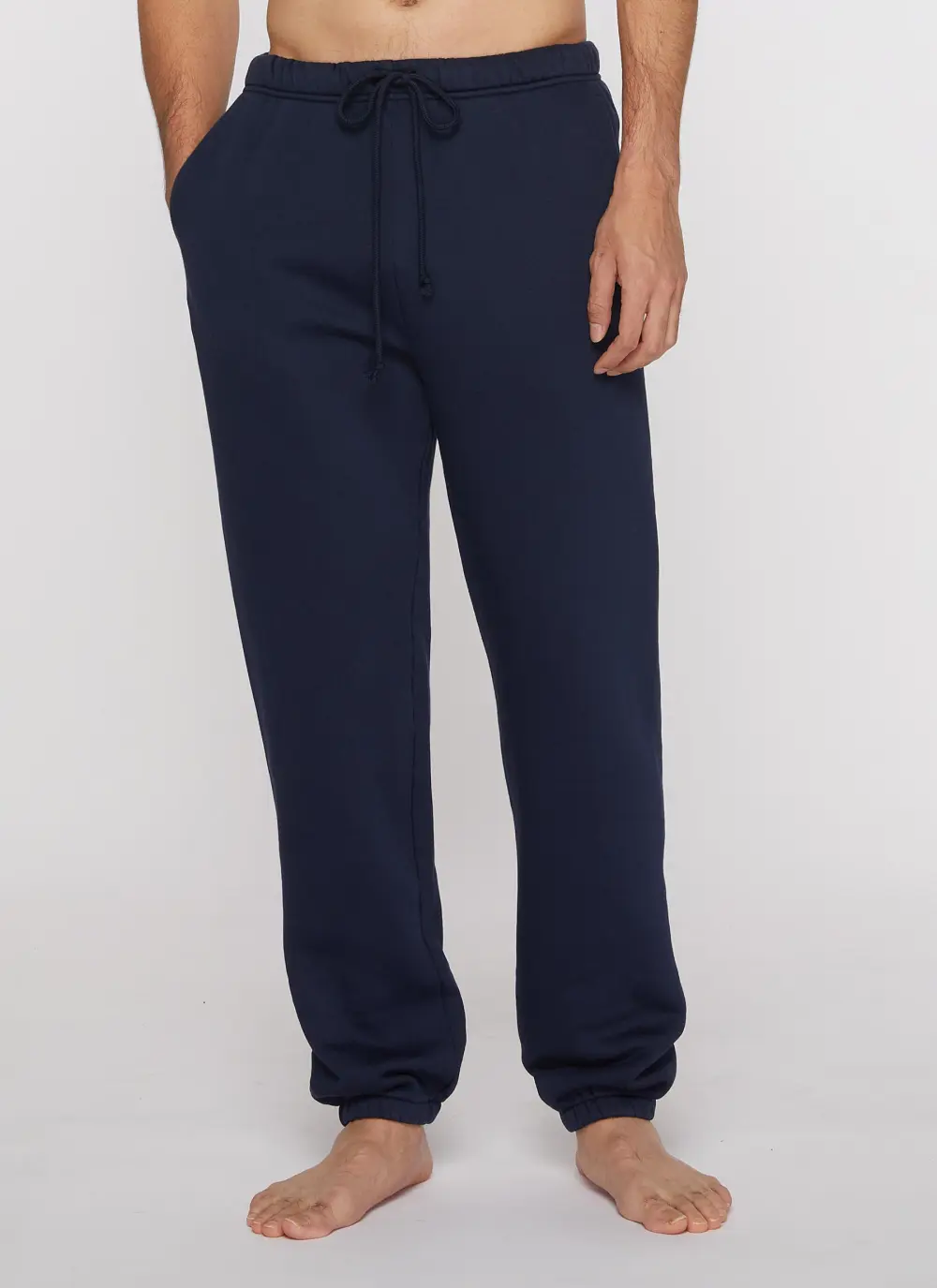 Casual Daily Soft Loose Comfortable Dark Blue Pants
