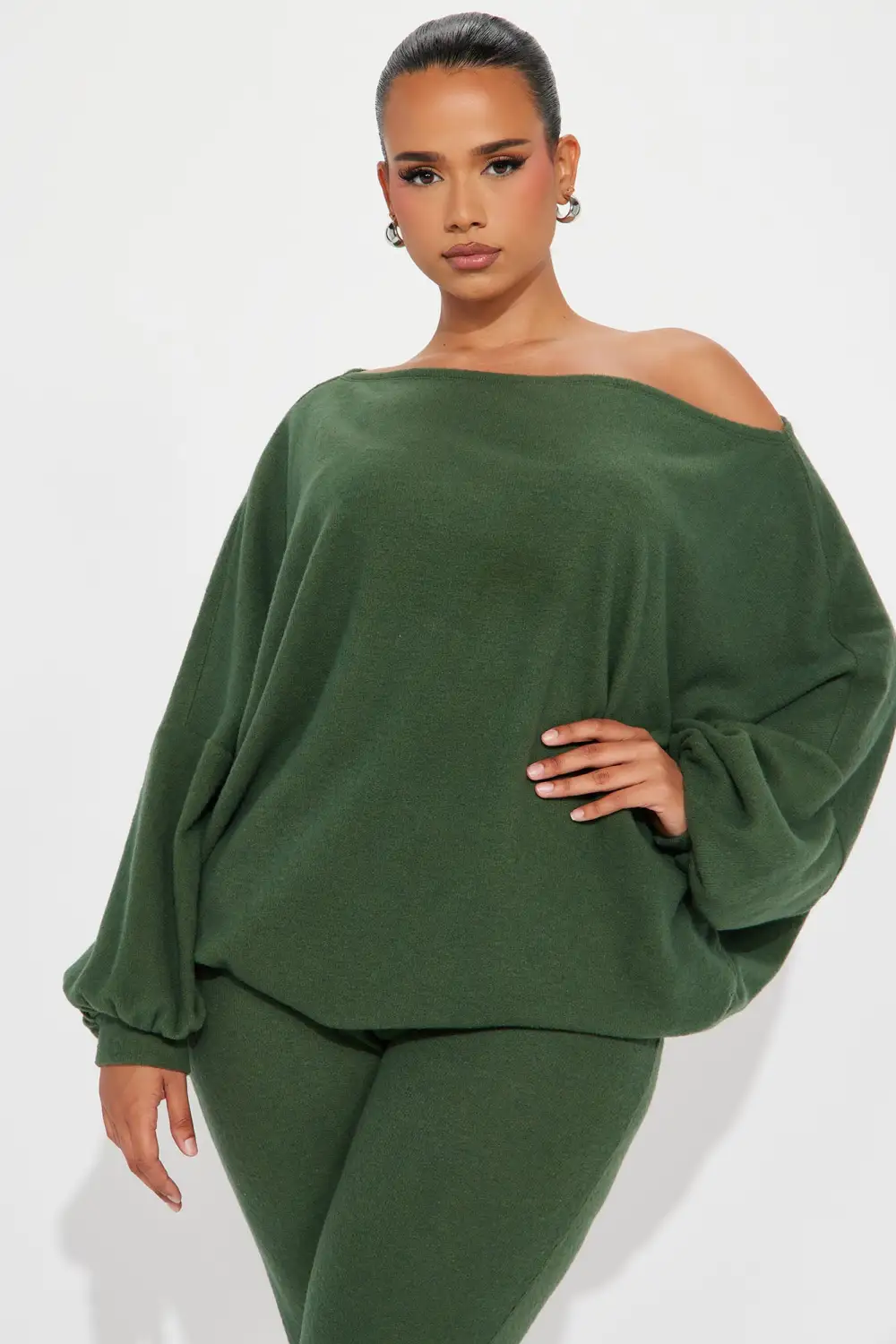 Comfy Mood Legging Set - Olive