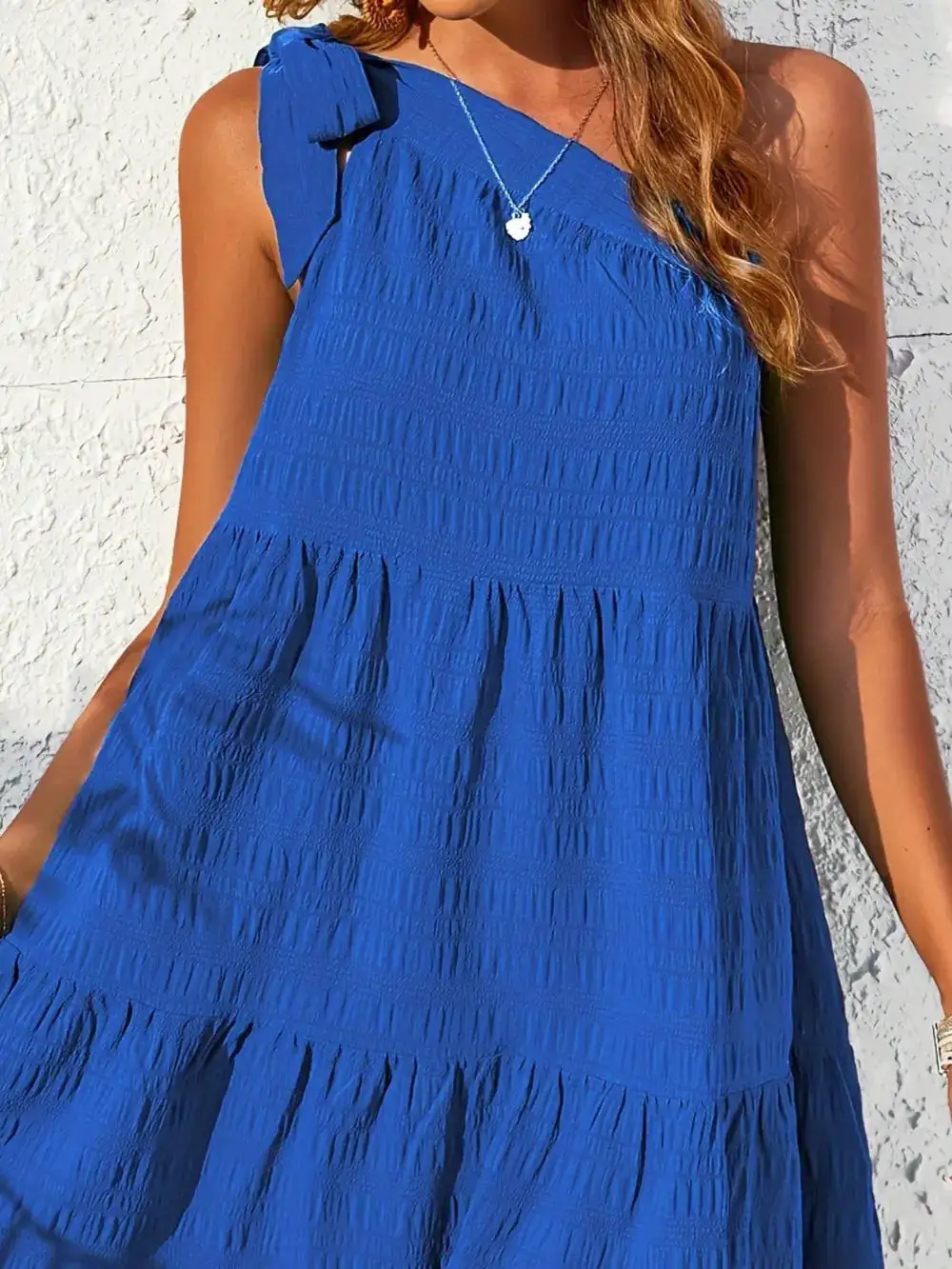 Easy Tie Waist Tie Detail Dress