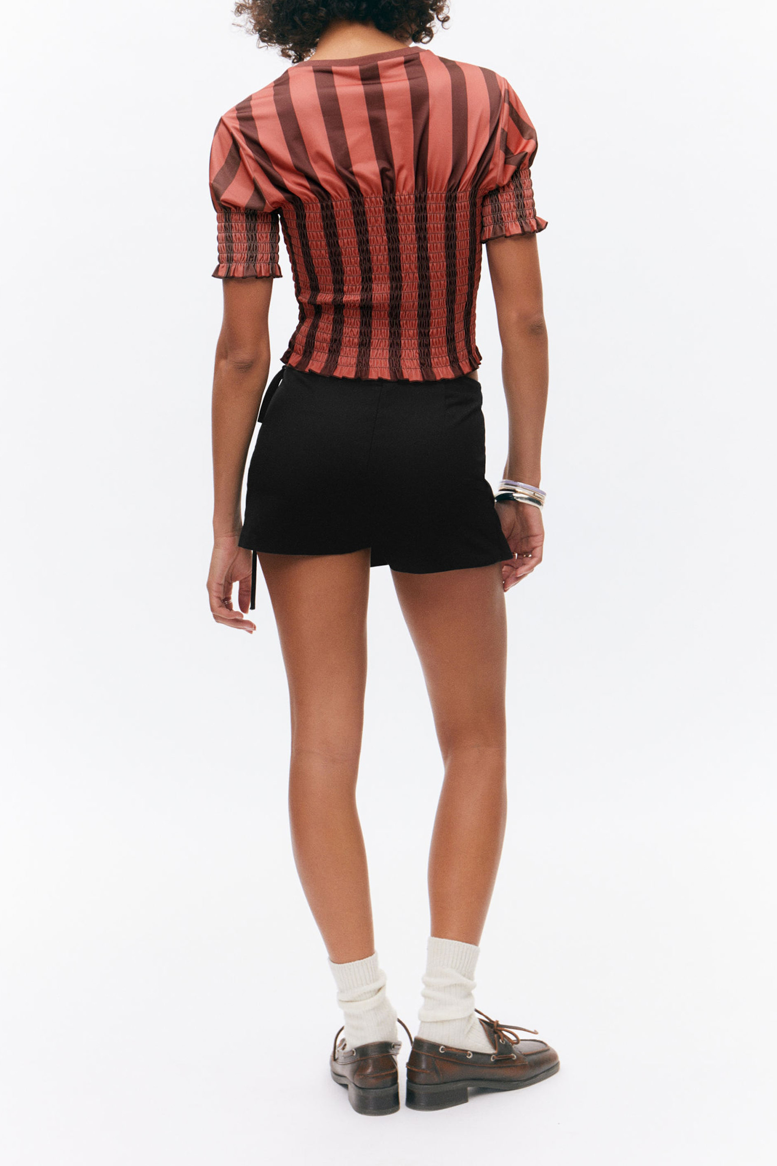 Side Tied Mini Skort