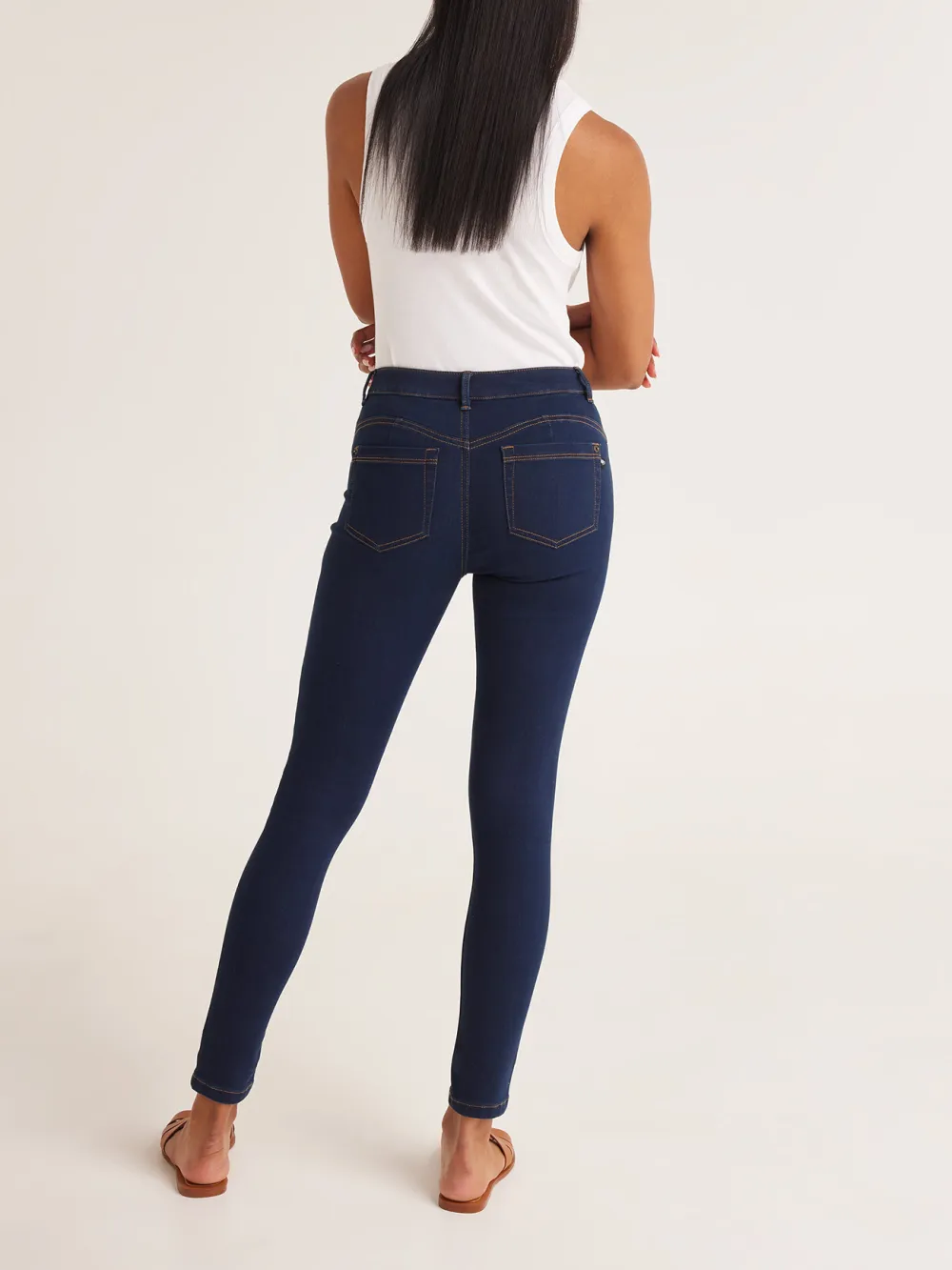Casual Style Cotton Jean