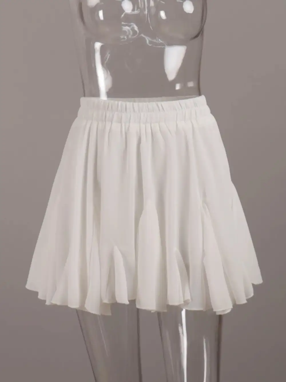 Ruffle Elastic Skirt