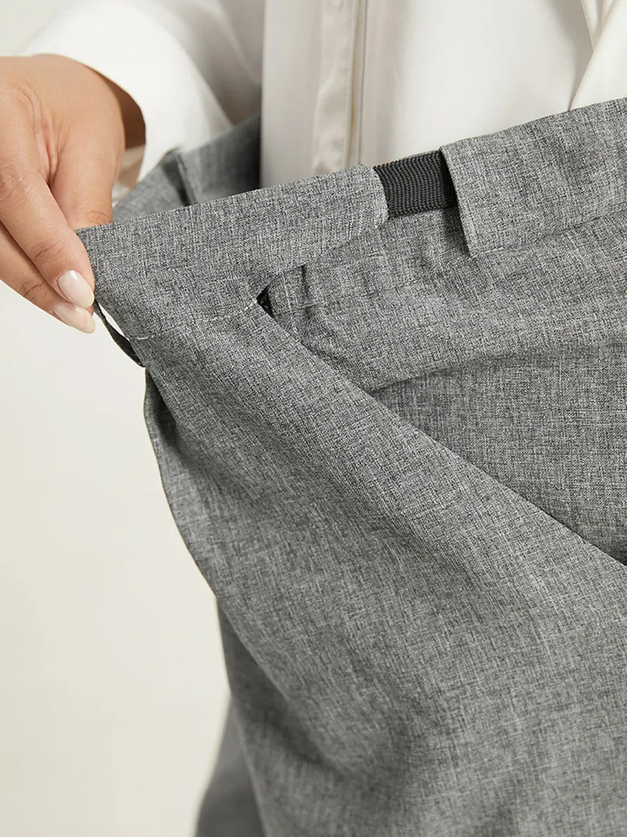 Elegant grey trousers and trousers