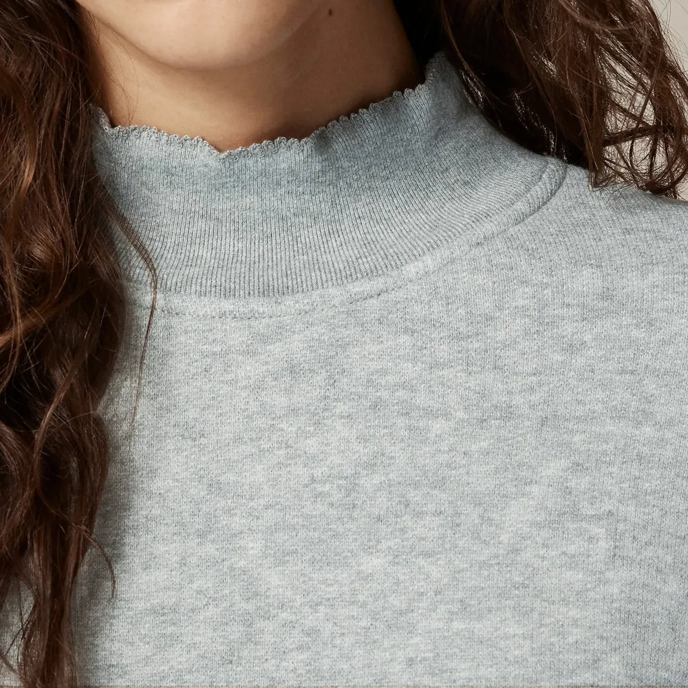 Casual Grey Cotton Sweatshirts