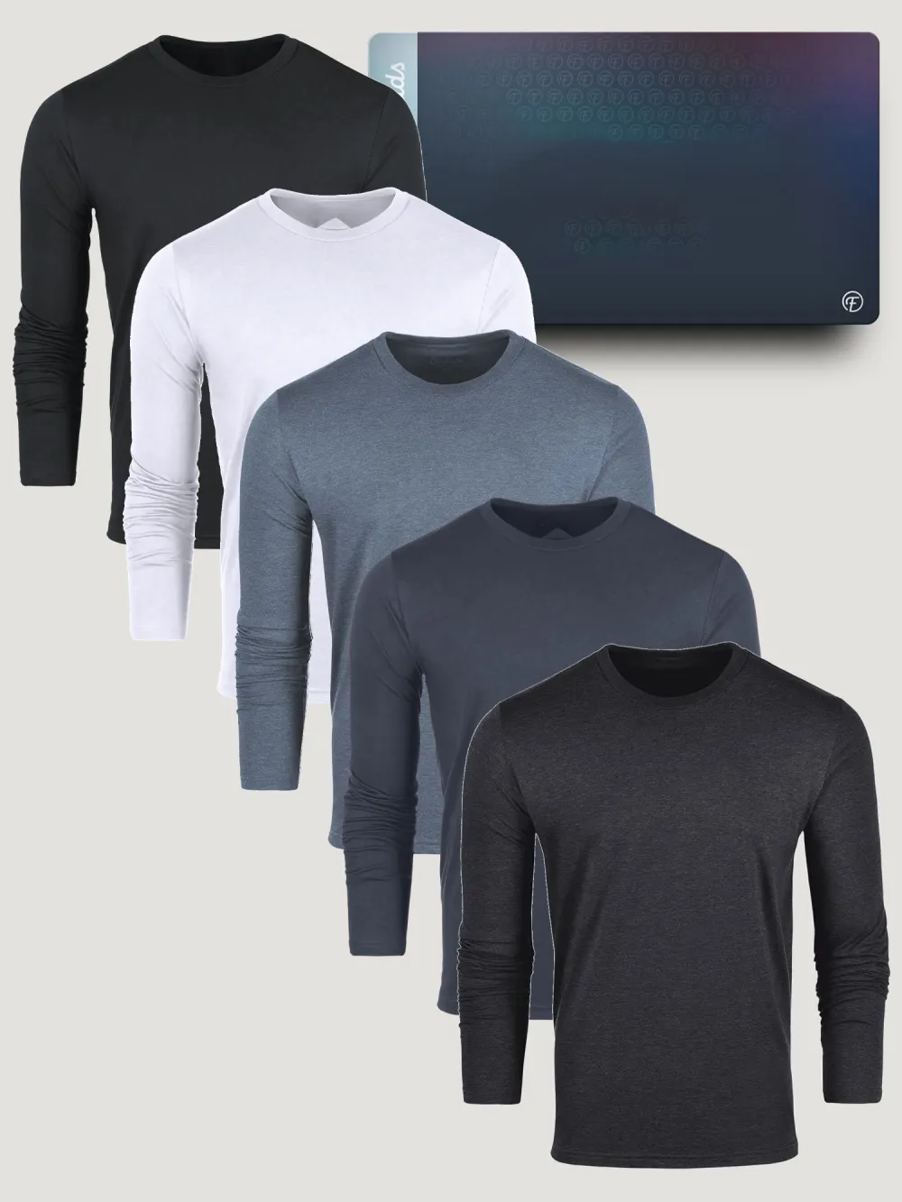 Long Sleeve Crew Member 5-Pack