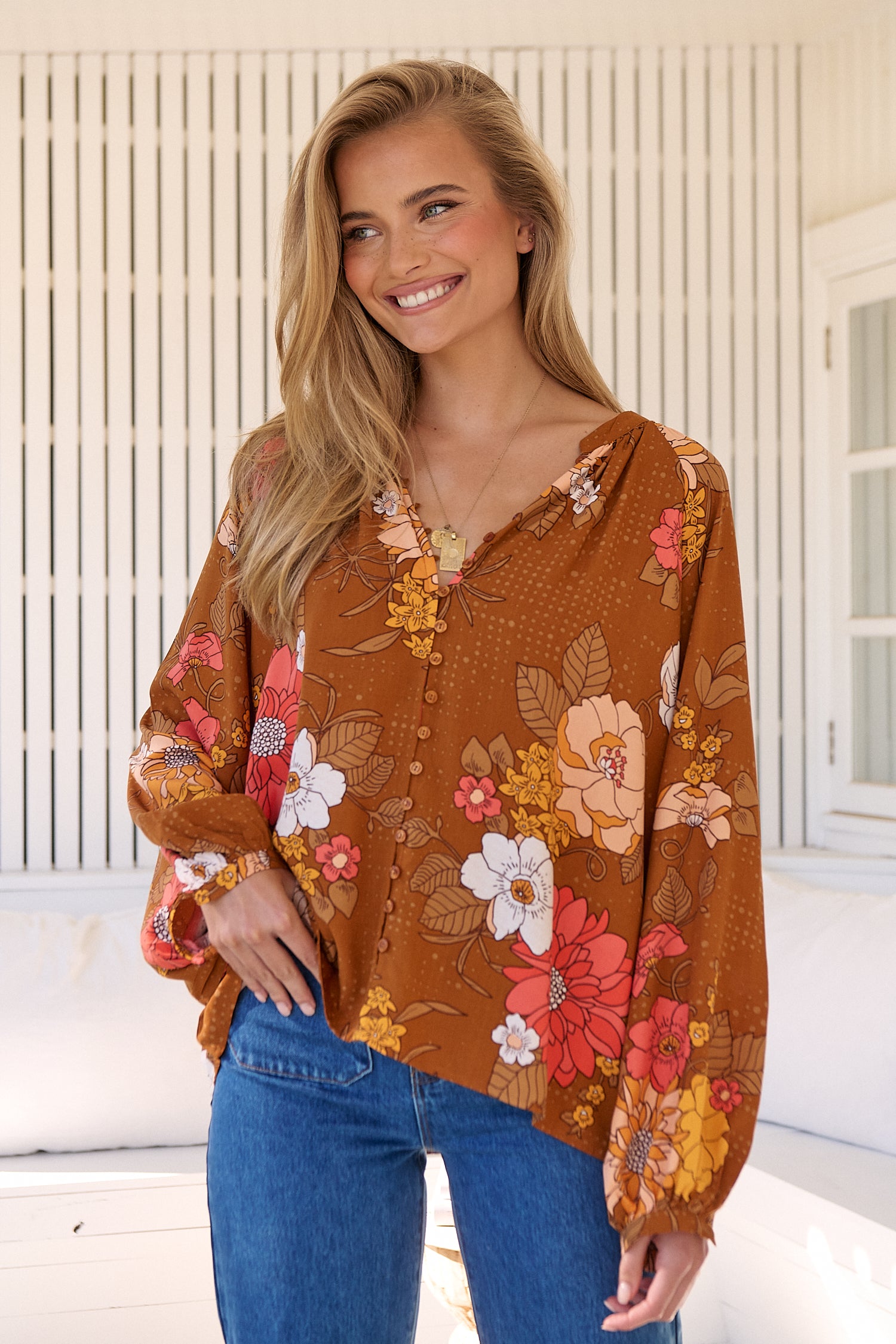 Lottie Blouse - Natalia