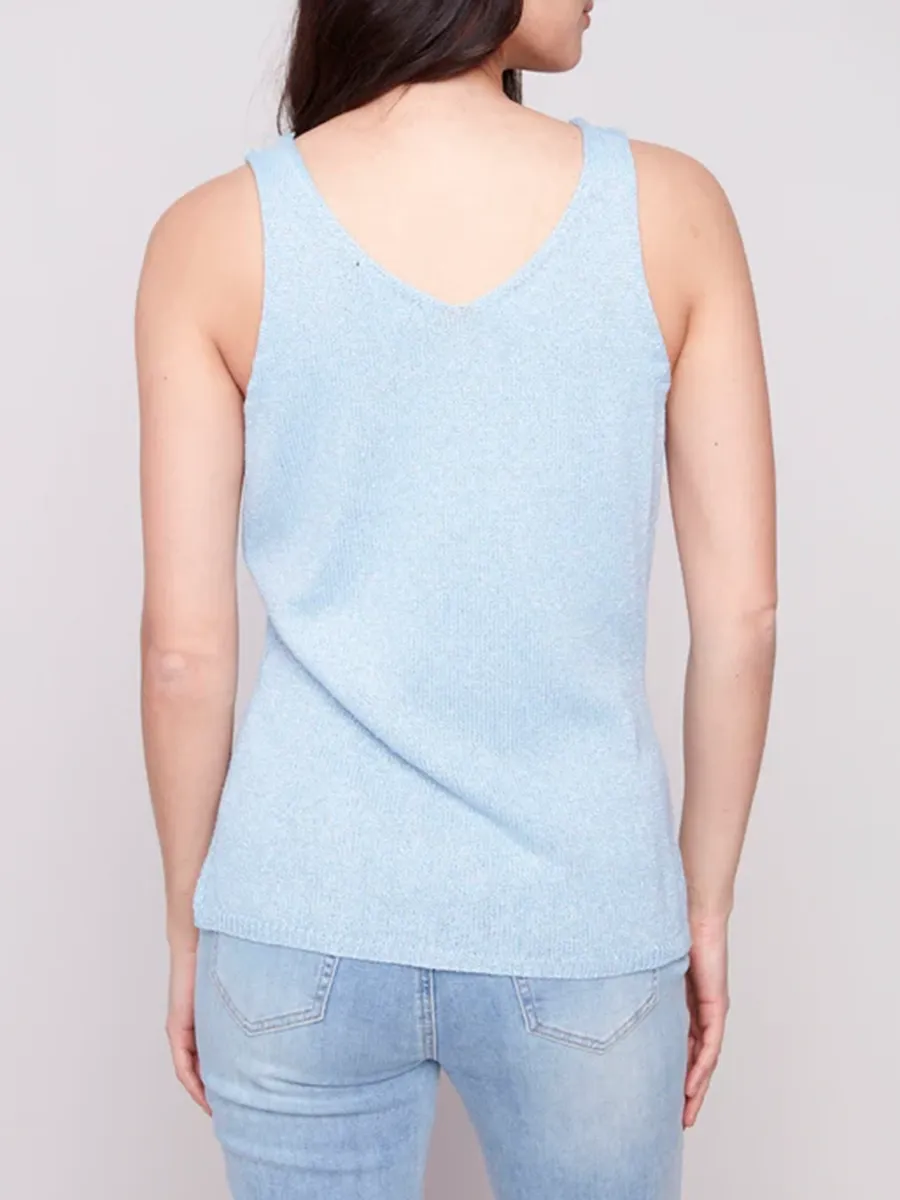 Solid Color Basic V-Neck Women's Vest