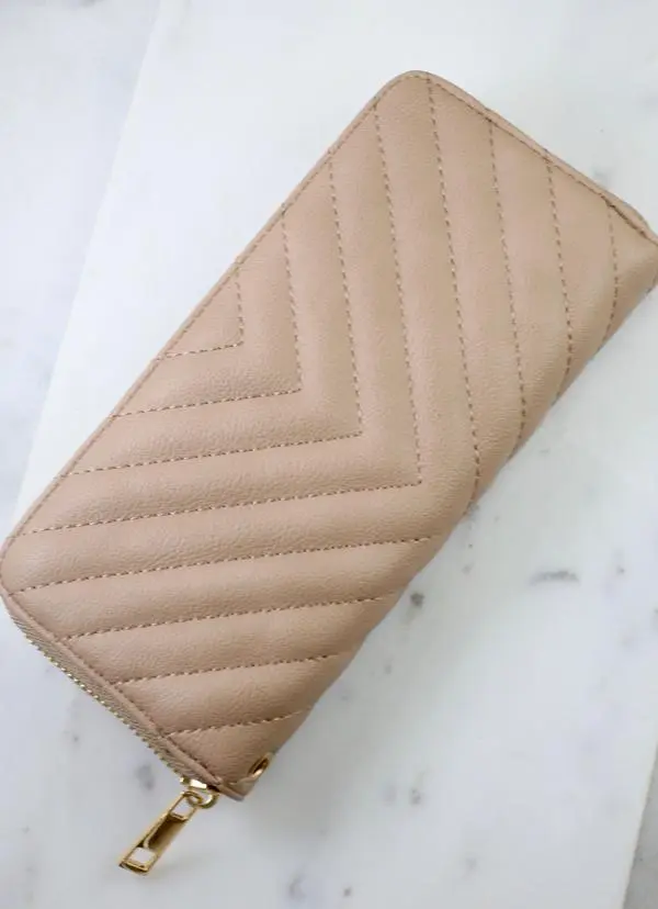 Quilted Tote with Wallet