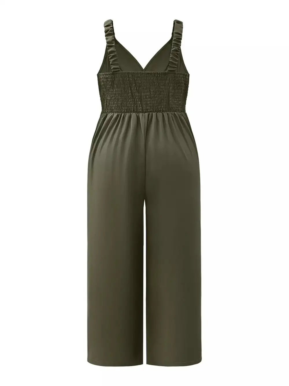 Classic Smocked Wide Leg Jumpsuit
