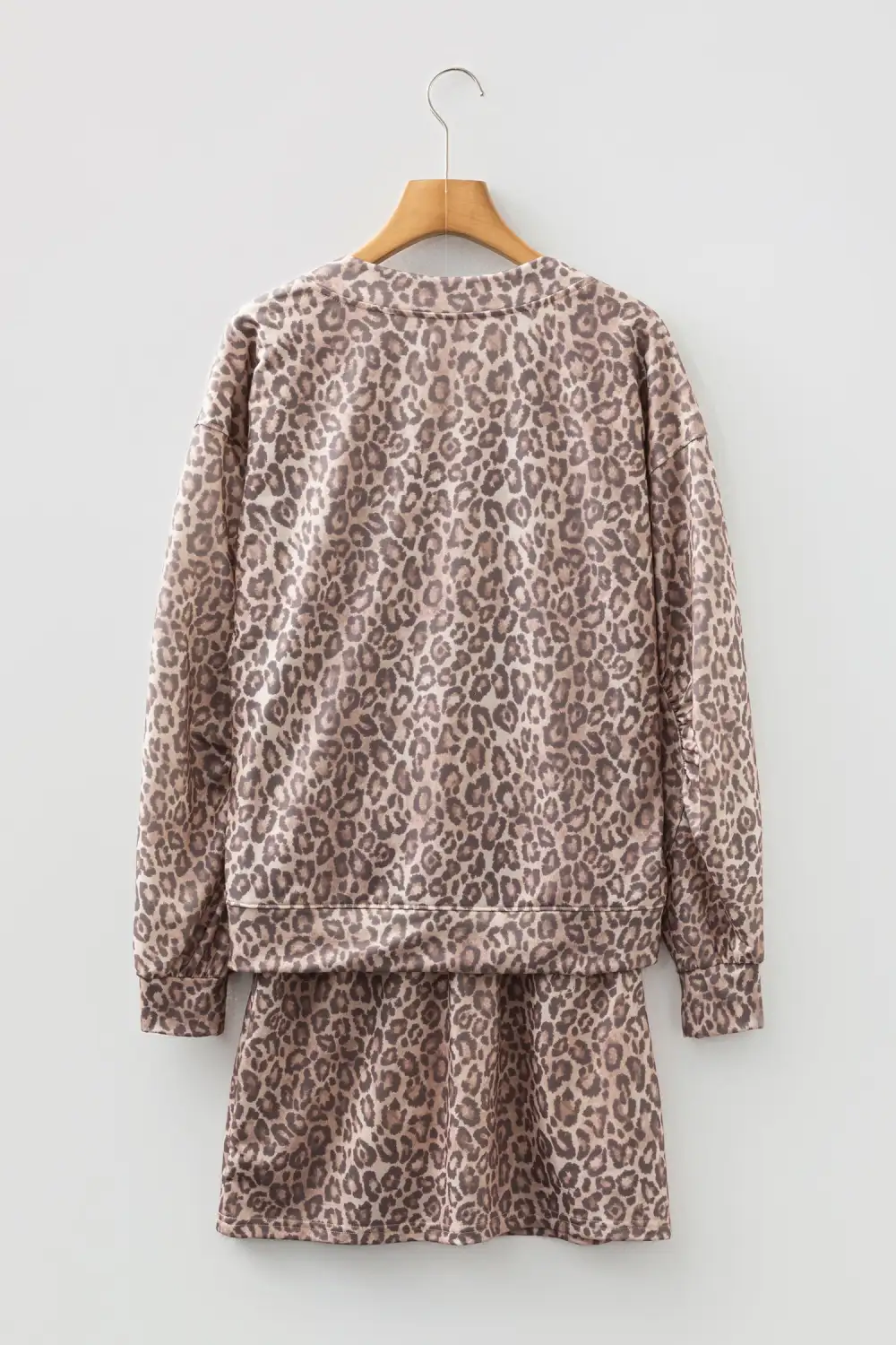 Easygoing V Neck Printed Detail Coordinated Set