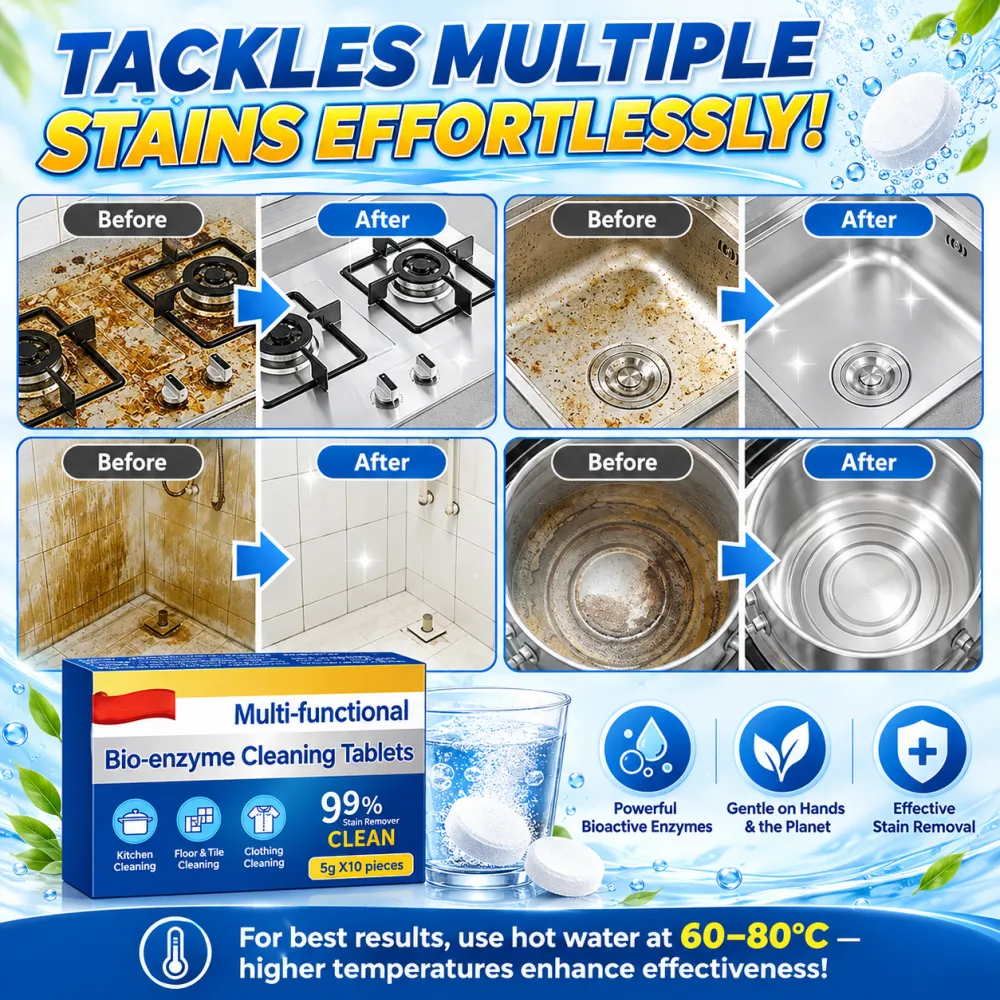 🔥Multi-Functional Bio-Enzyme Cleaning Tablets