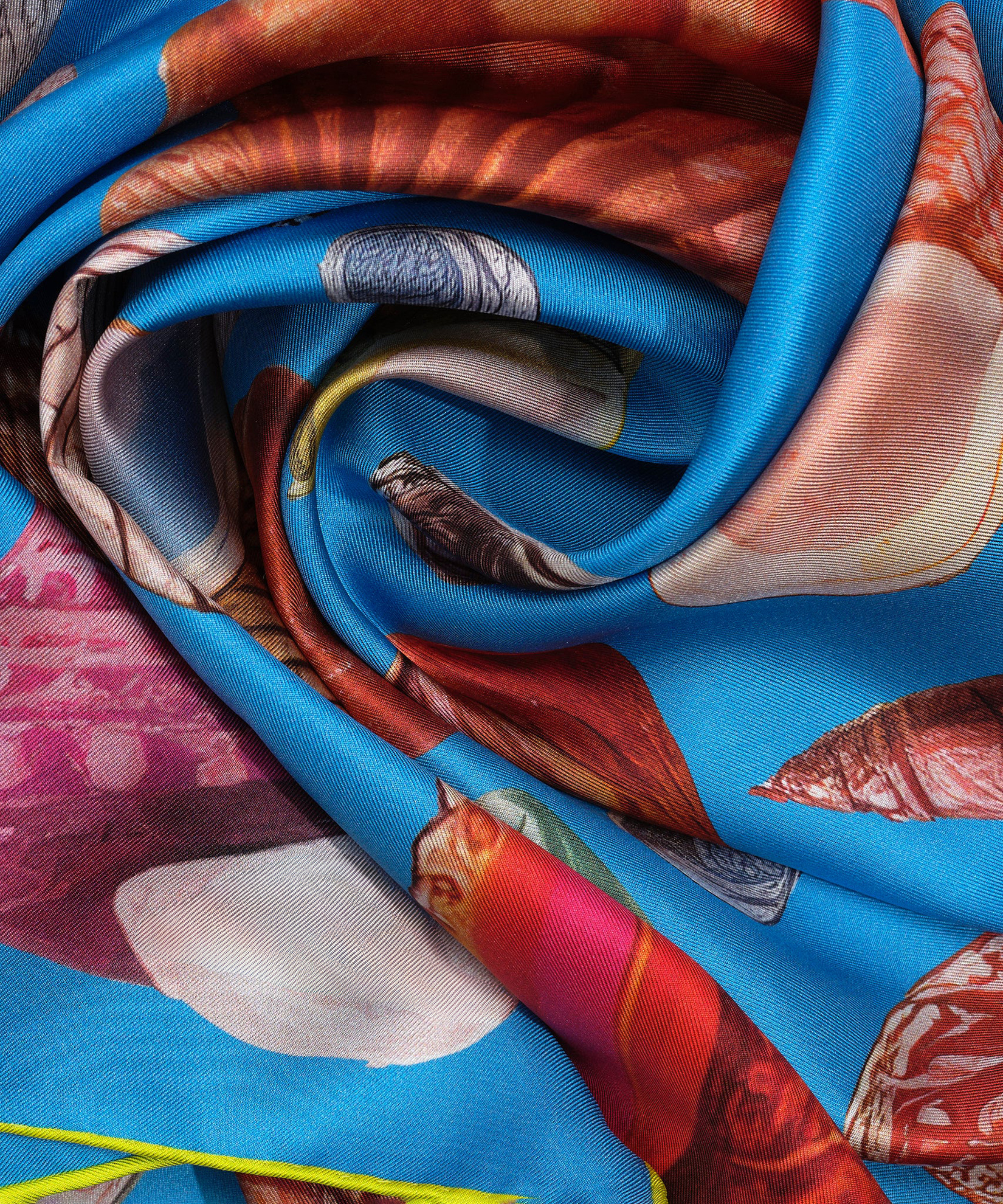 Sea Treasures Casual Style Silk Square Scarf