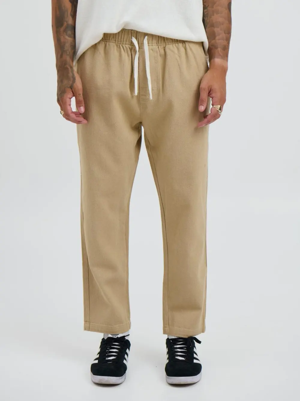 Simple And Comfortable Slim Sand Pant