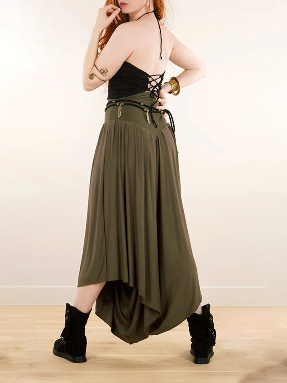 Skirted Harem Pant 2in1 Dress