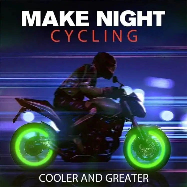 Glow-in-the-Dark Valve Stem Caps