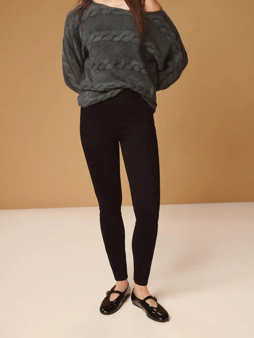 Denim Fitted Stylish Leggings