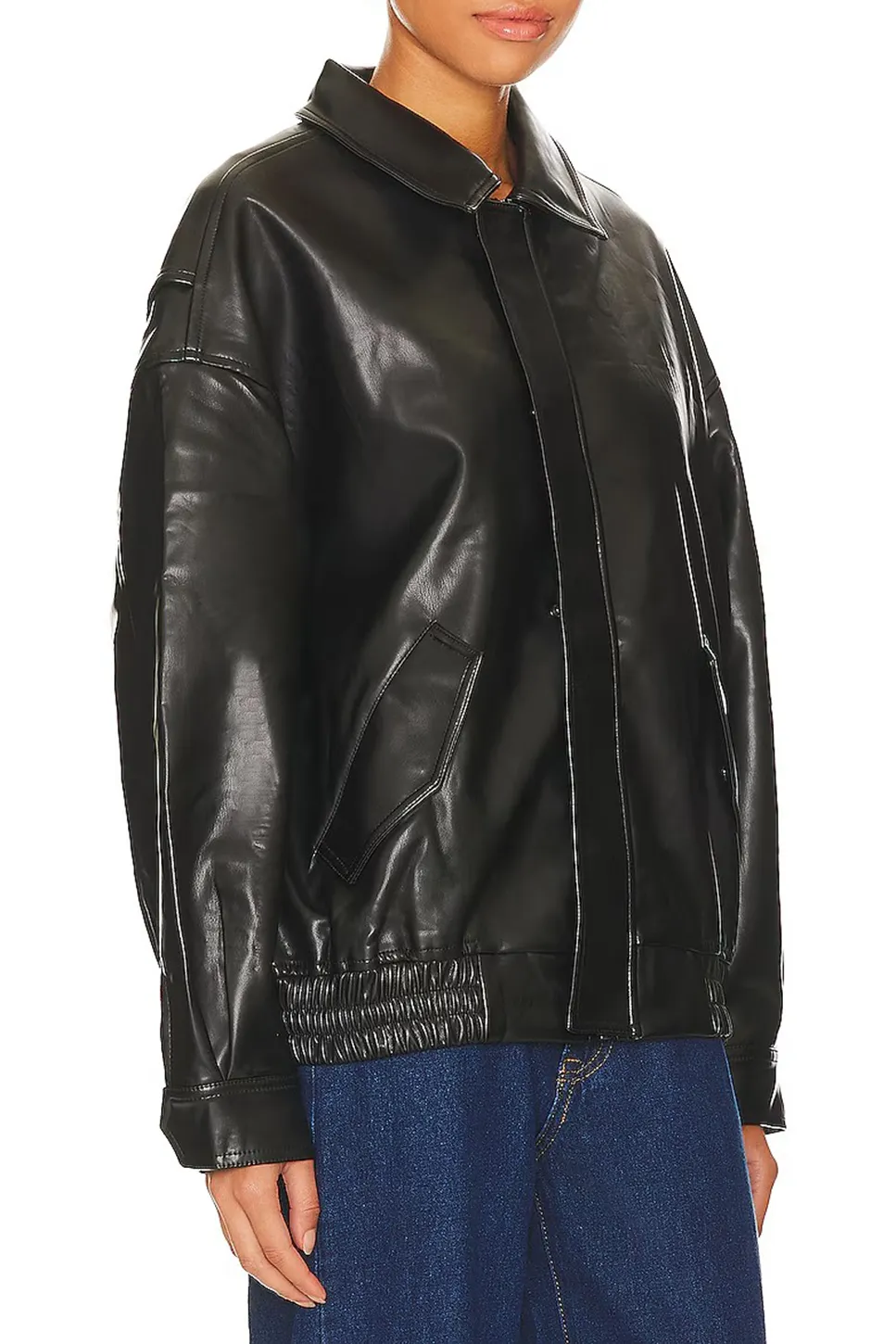 Classic Black Bomber Jacket
