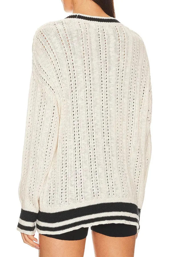 Heart Print Open Front Cardigan