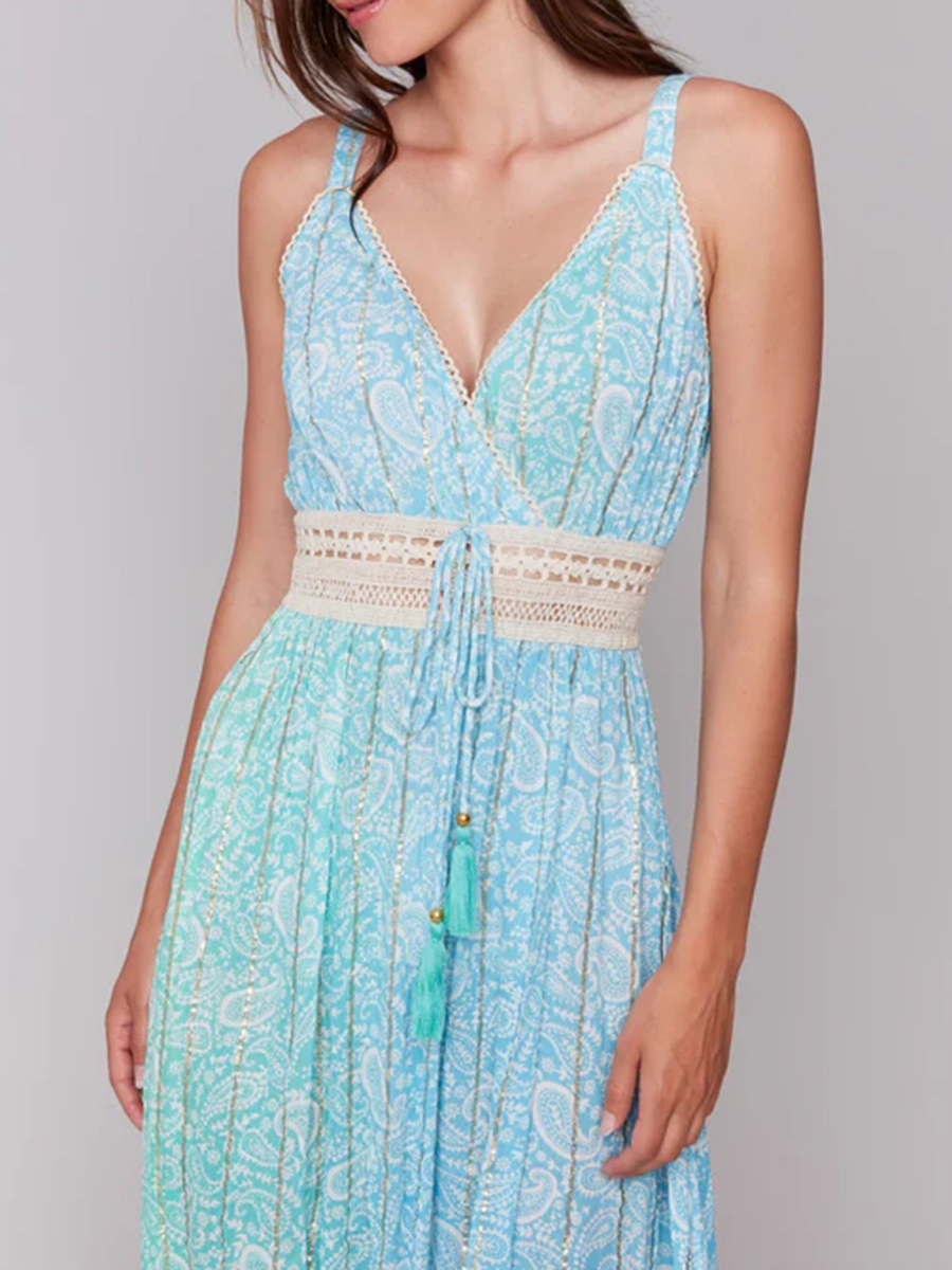 High-End And Elegant Gradient Long Dress