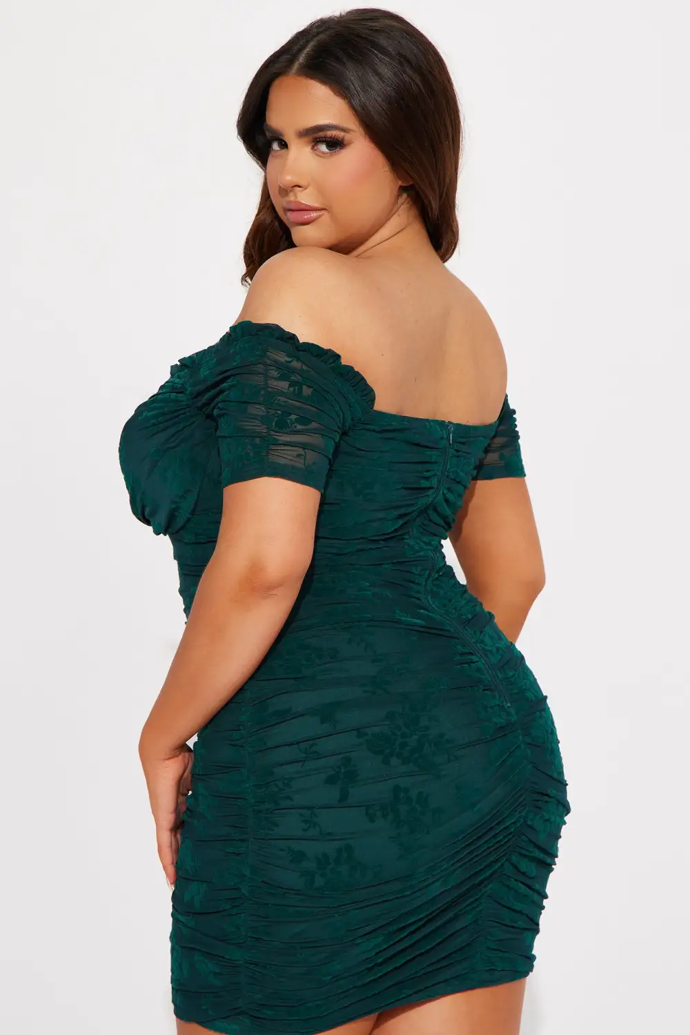 Come Out Tonight Mesh Mini Dress - Green