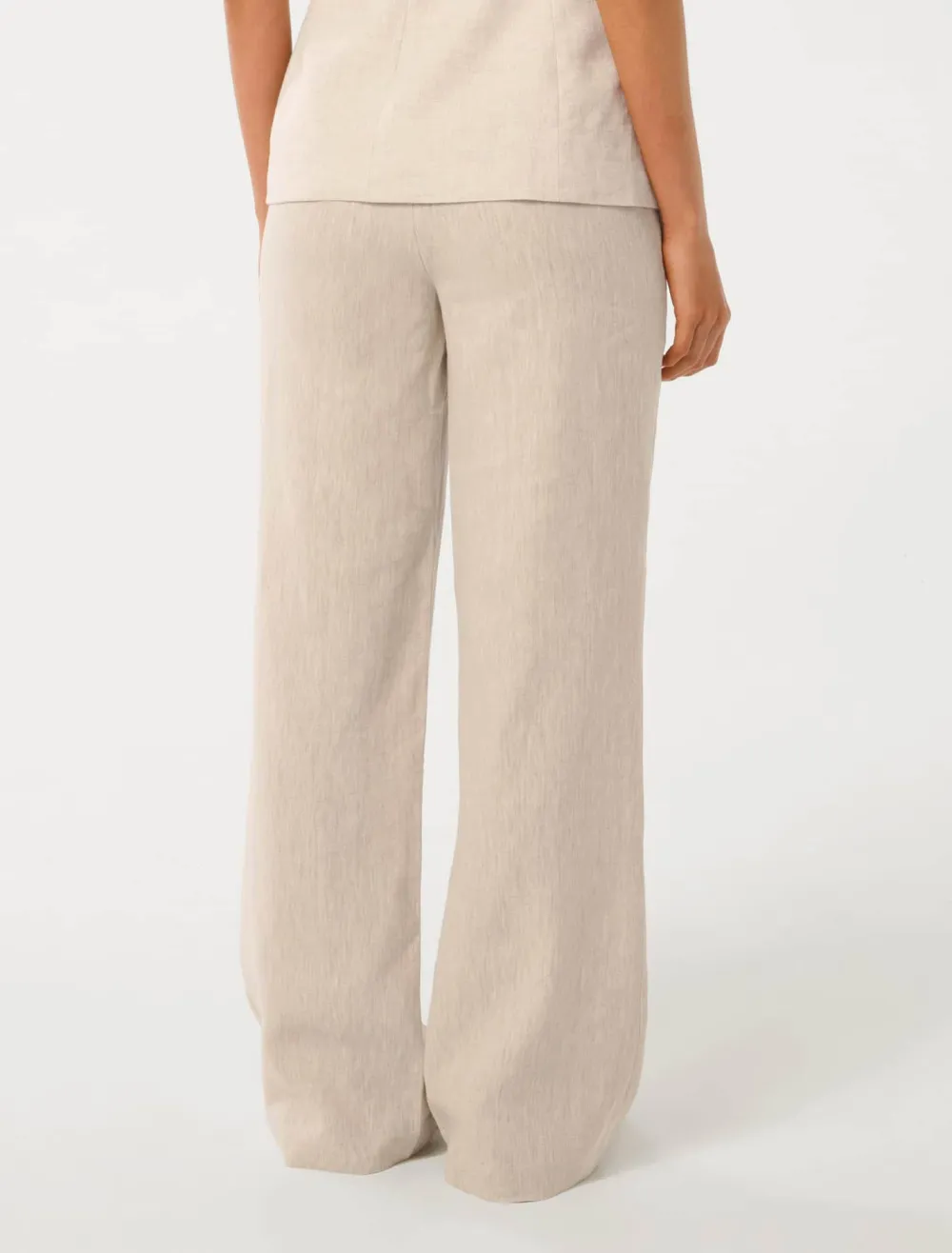 Linen Wide-Leg Pants