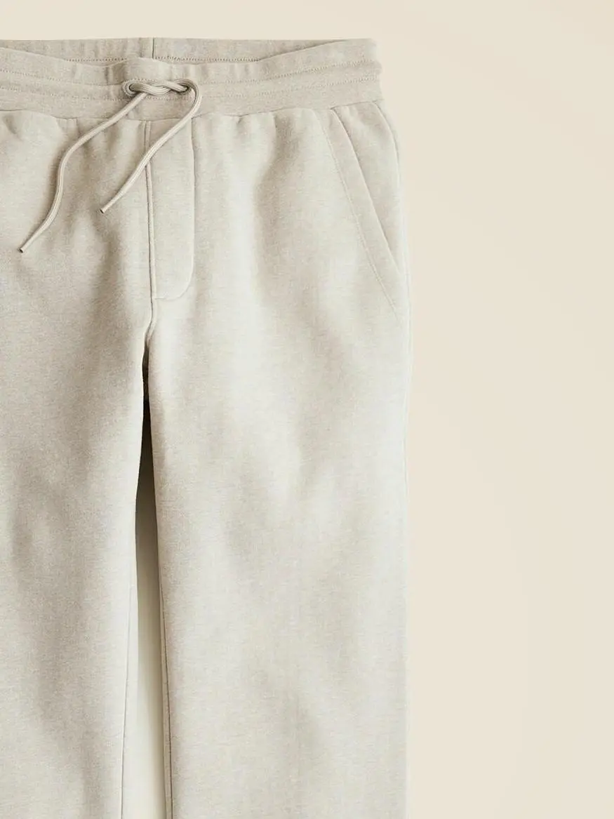 Beige Drawstring Men's Sweatpants