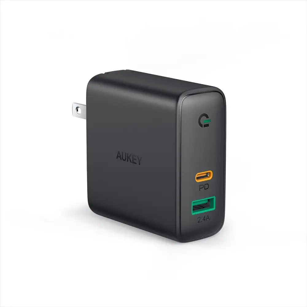 AUKEY PA-D3 Focus Mix 60W Dual-Port PD Charger with Dynamic Detect