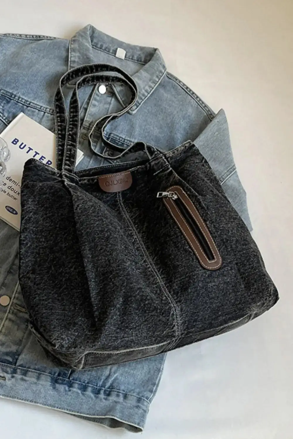 Denim Tote Bag