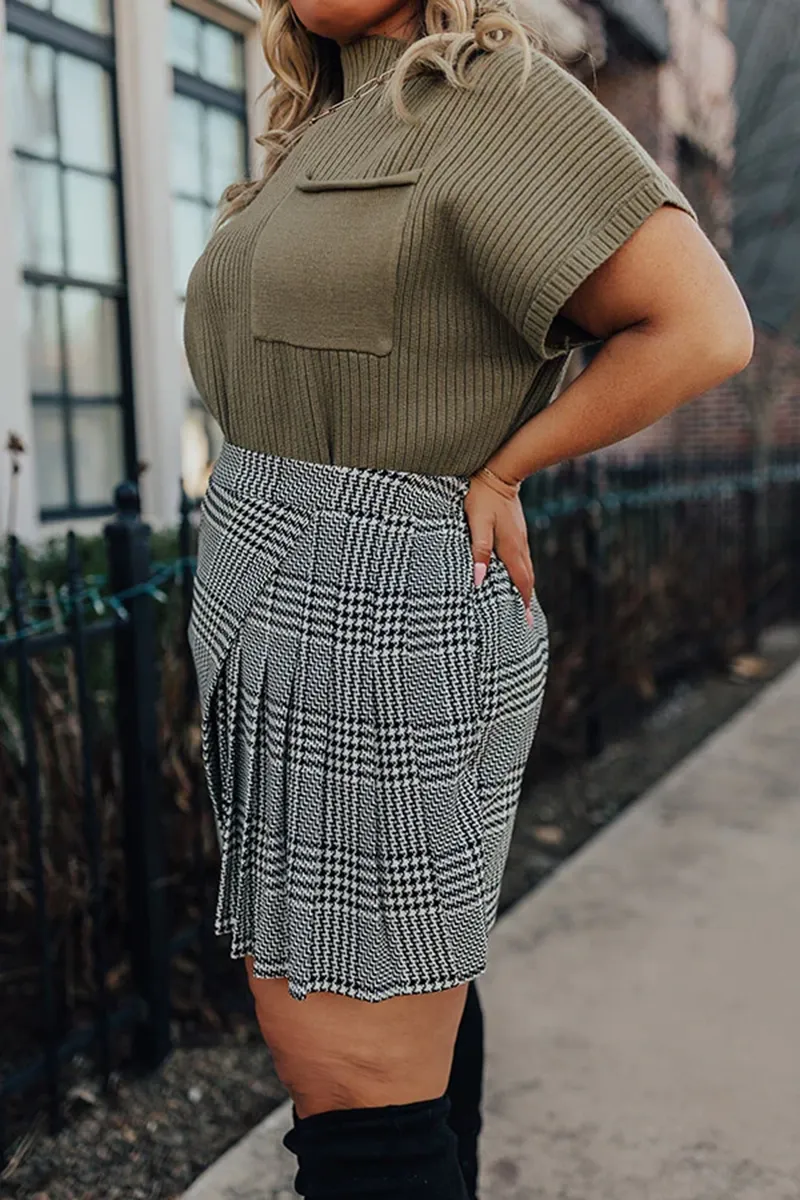Silky Soft Plaid Women's Culottes