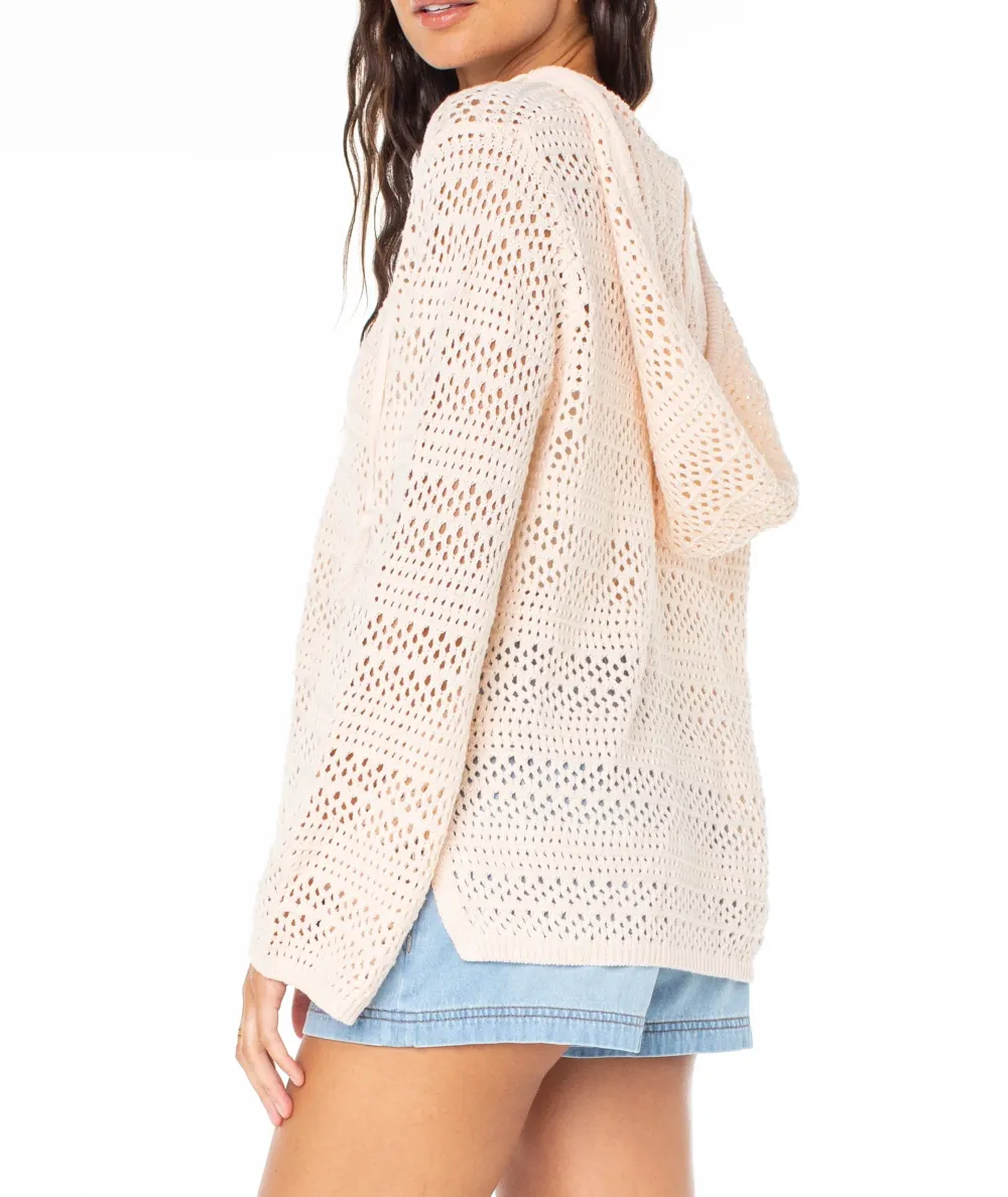 Women's Knitted Hooded Sweater