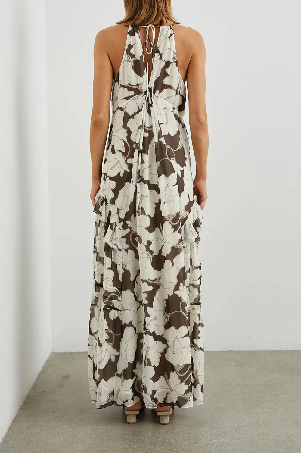 Gossamer Frilled Long Dress