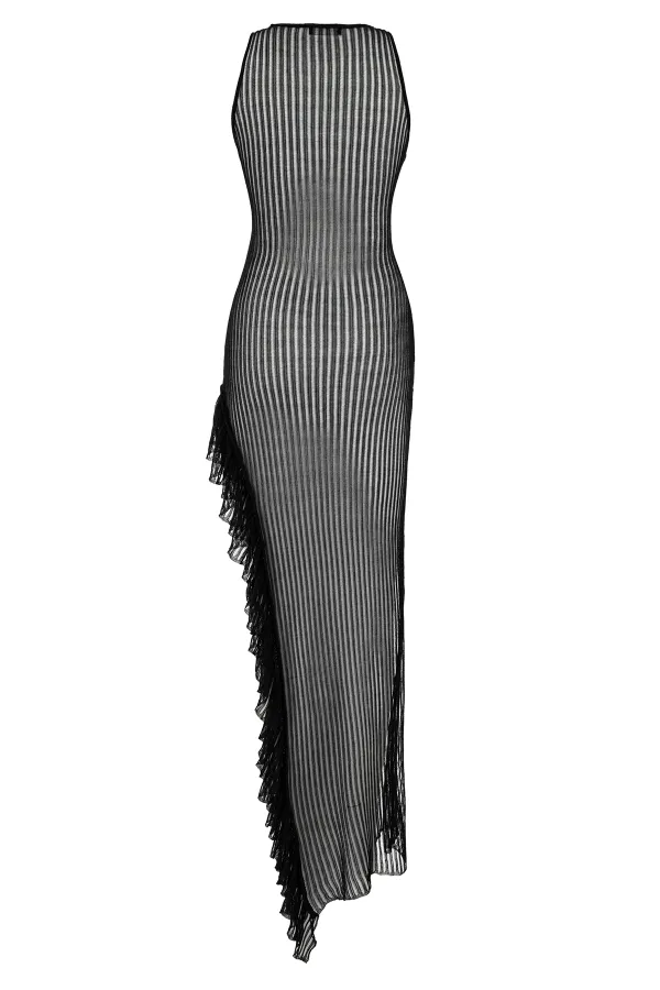 Sleeveless Maxi Dress-Black
