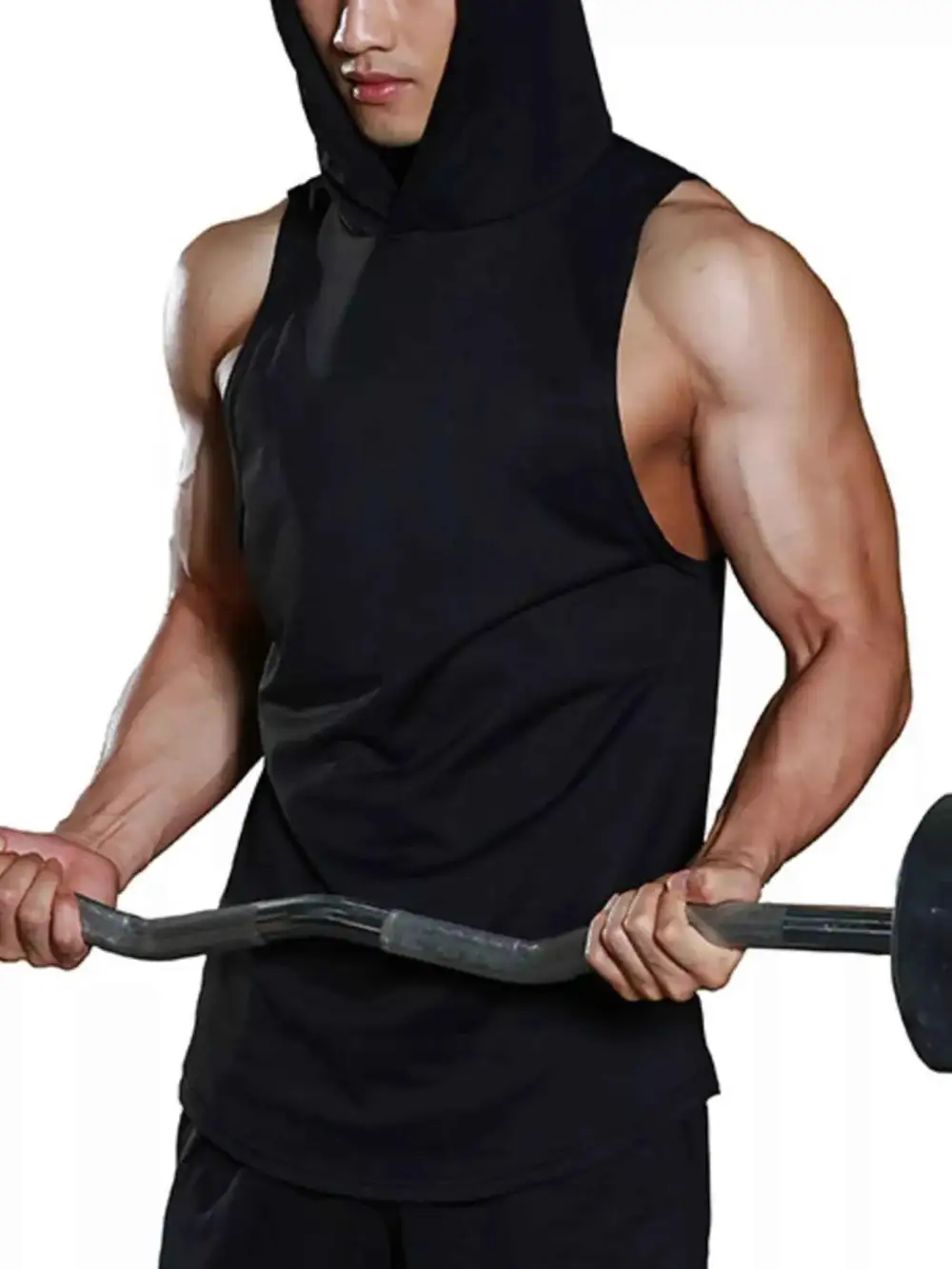 Hooded Sleeveless Tank Top
