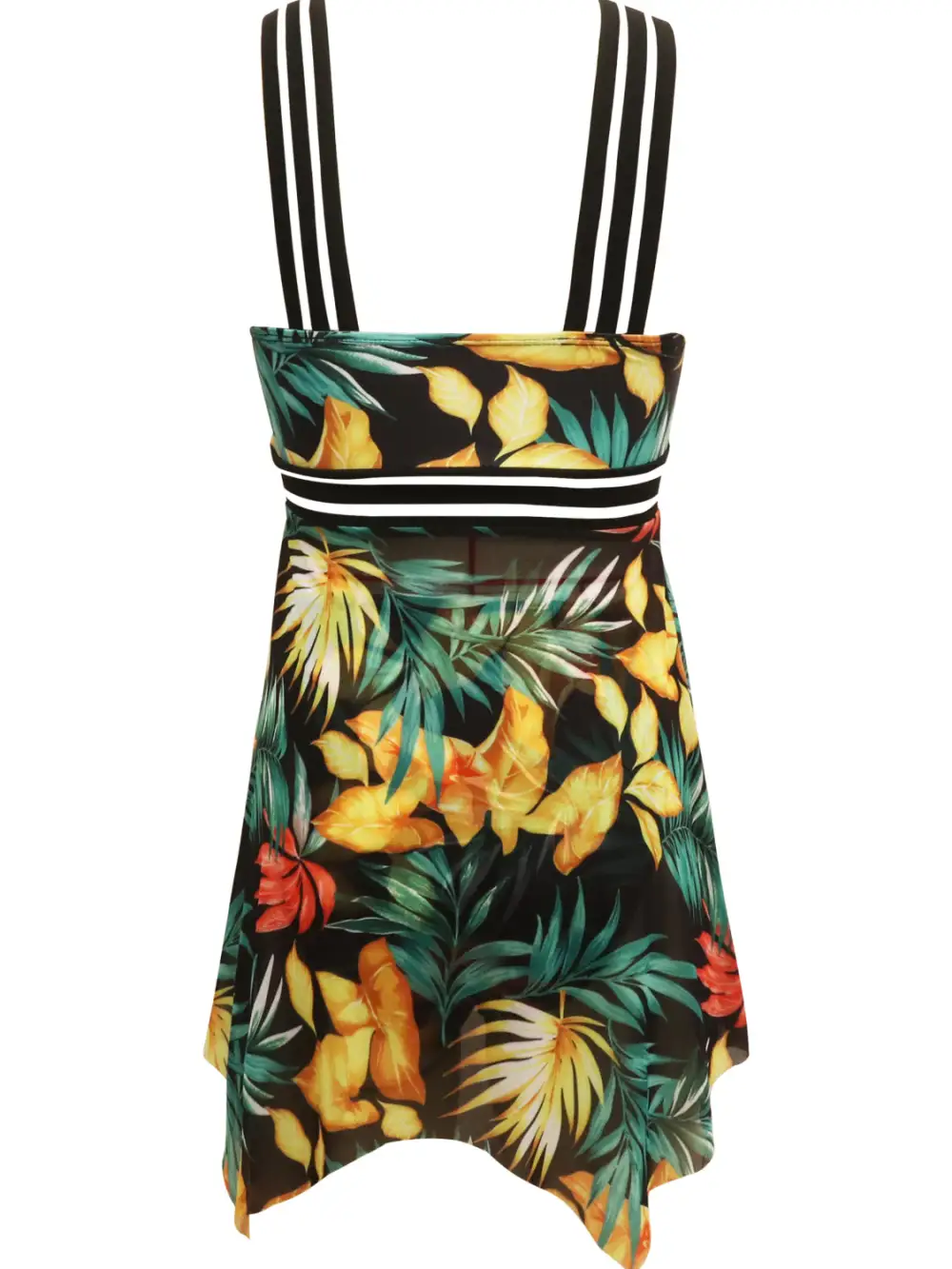 Seafoam Cutout Printed Two Piece Swim Set