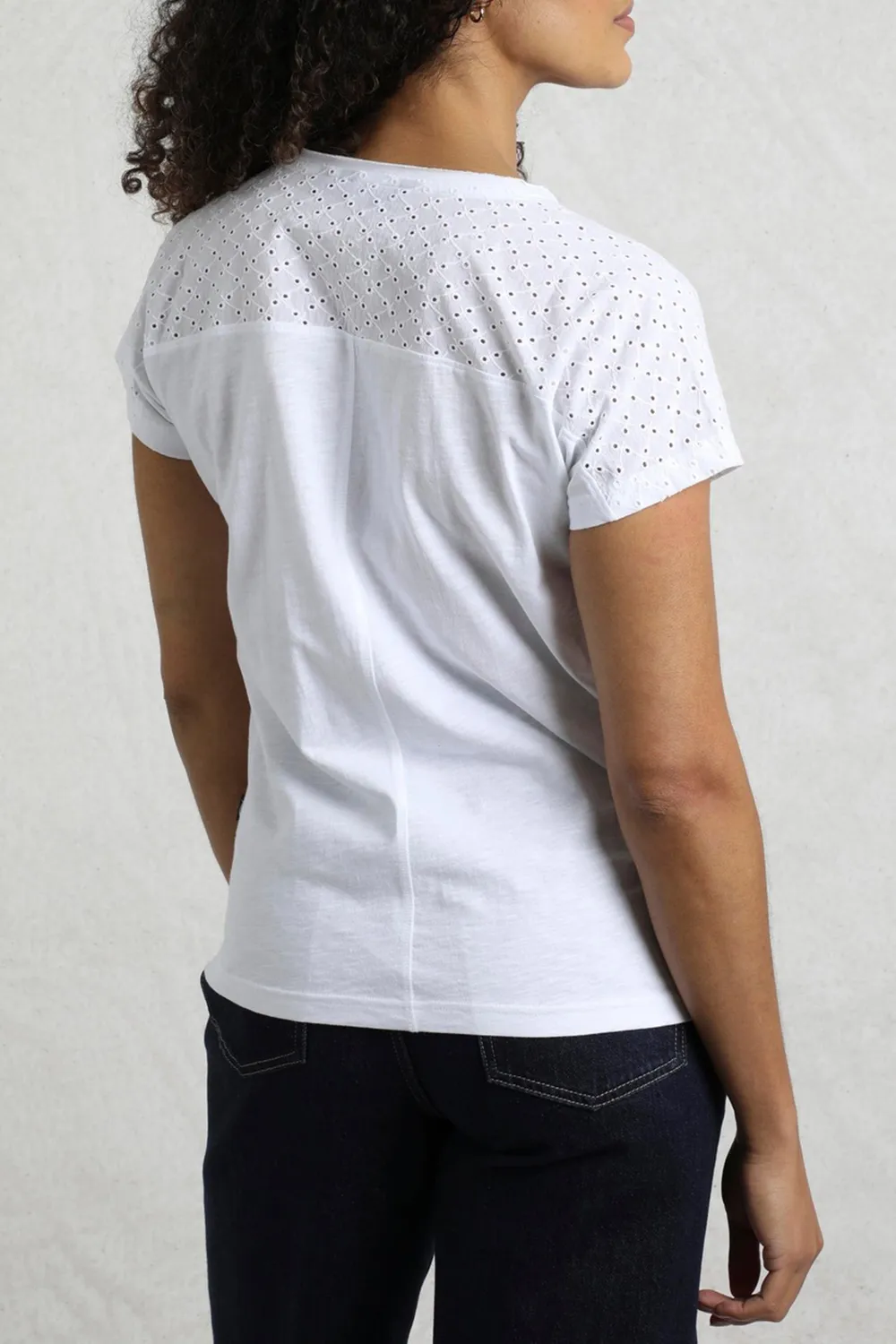 Women's Cotton Art Hollow Short Sleeves