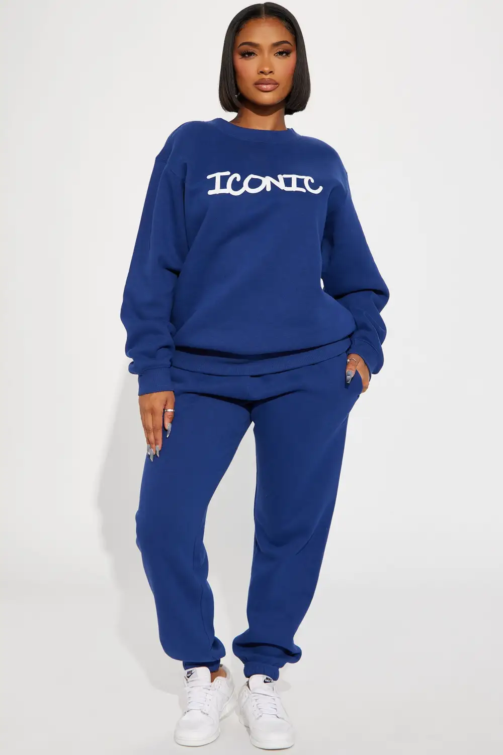 Iconic Sweatpant Set - Navy