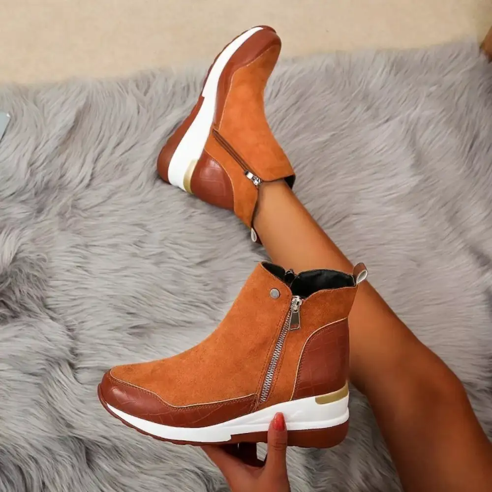 Side-Zip Ankle Boots