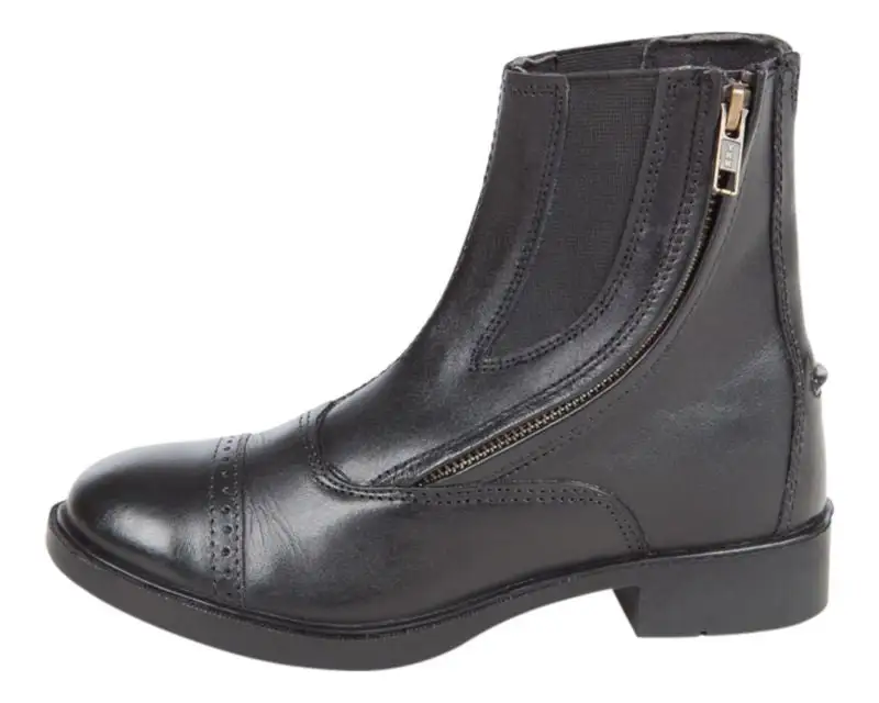 Timeless Zip Leather Paddock Boots