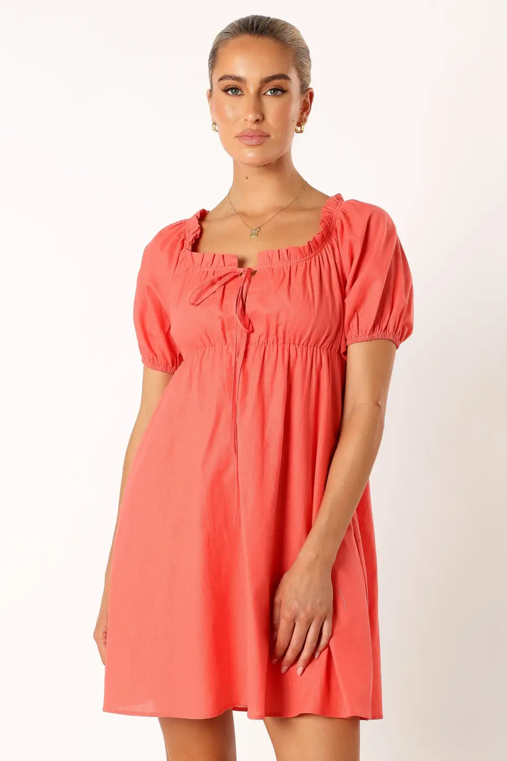 Taylin Mini Dress - Coral