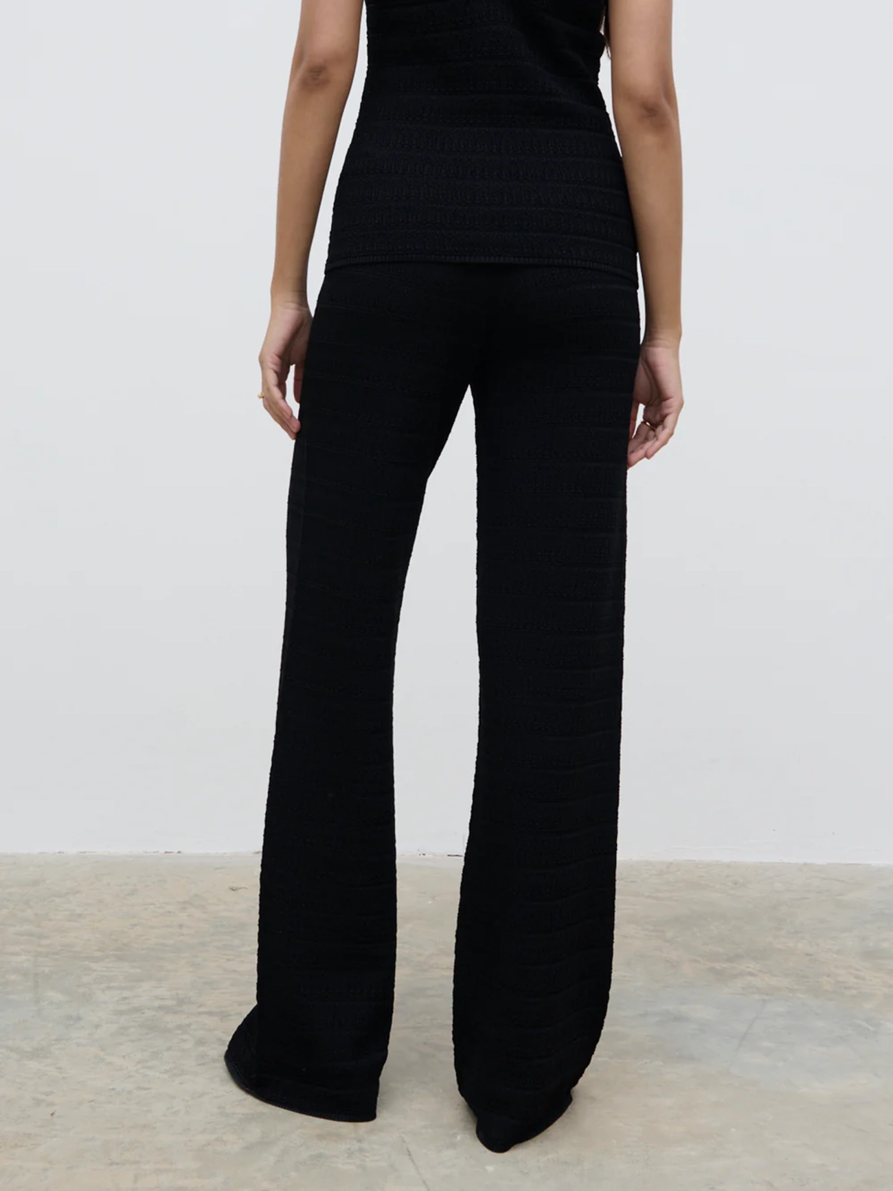 Crochet Knit Trousers