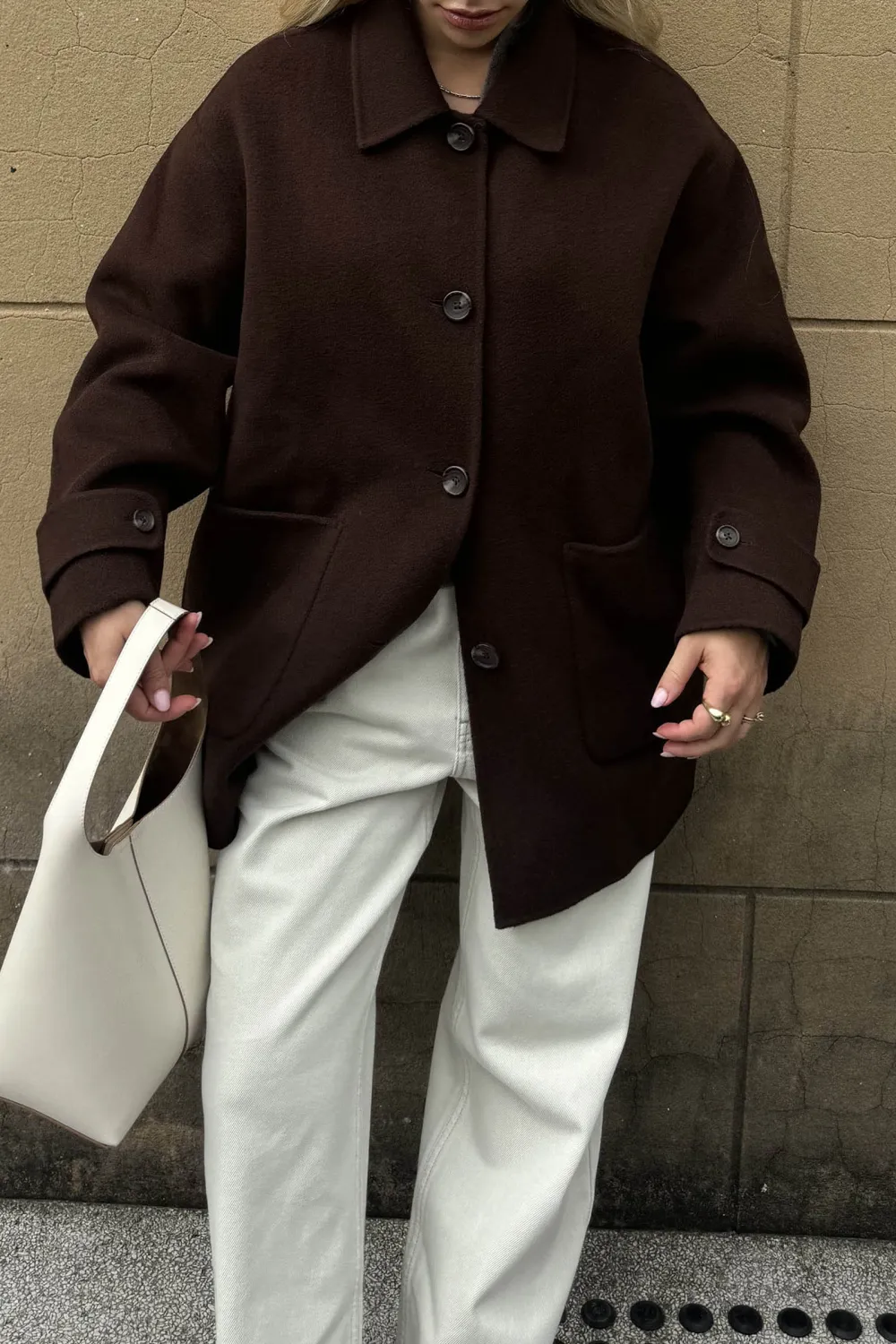 Double Sided Wool Short Jacket