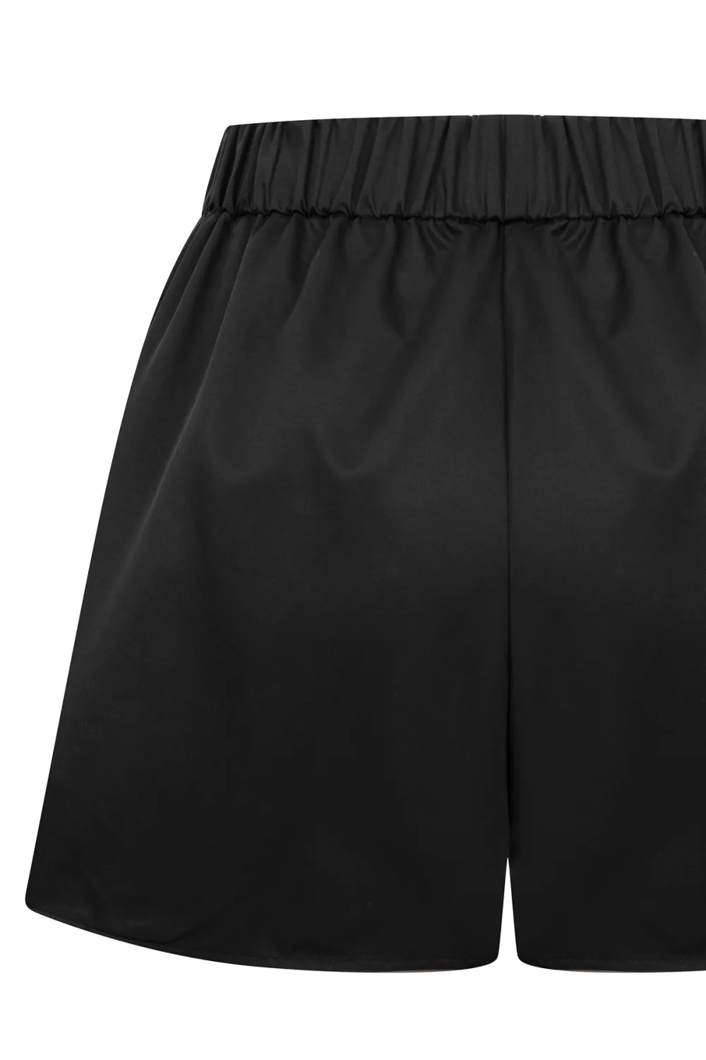 Elasticated Short-Black