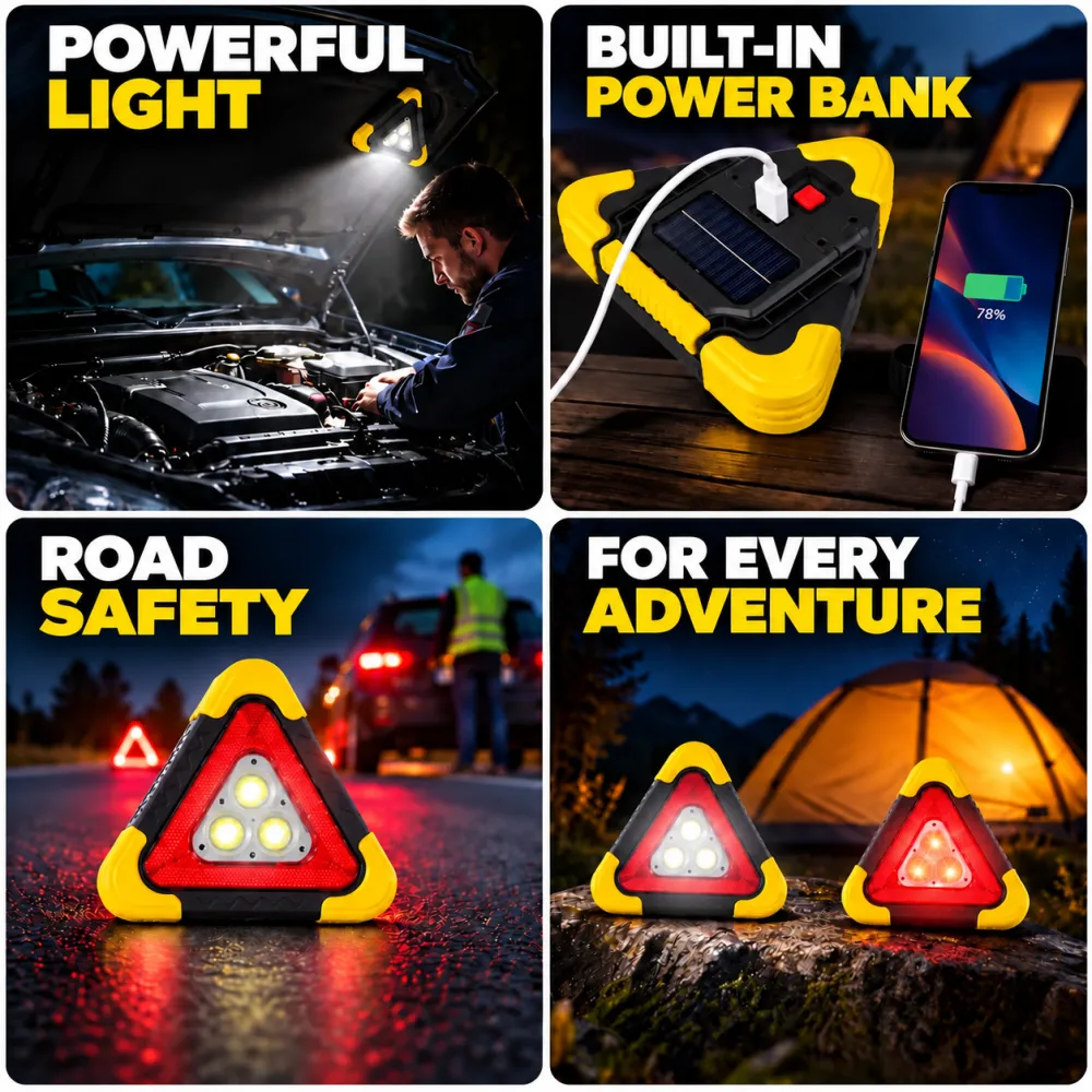 Tripod Solar Emergency Light