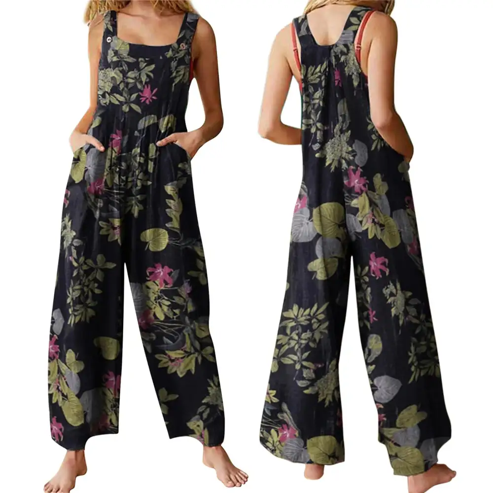 Ease Sleeveless Zipper-Front Jumpsuit
